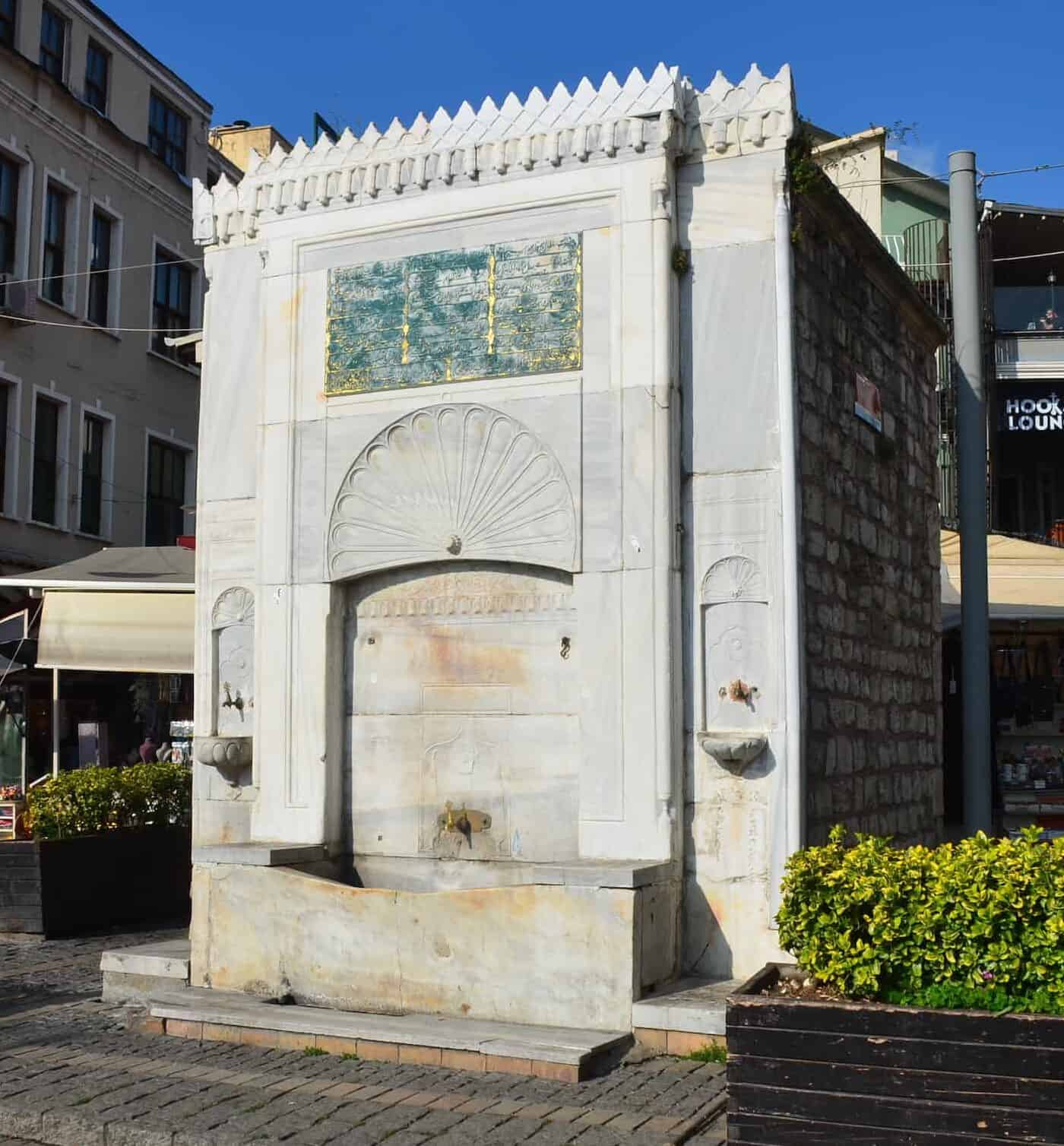 Damat Ibrahim Pasha Fountain in Ortaköy, Istanbul, Turkey