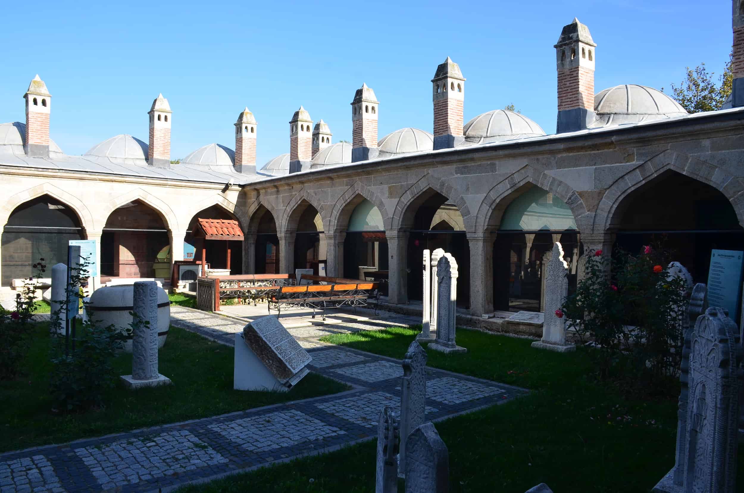 Courtyard of the Hadith School at the Selimiye Mosque in Edirne, Turkey