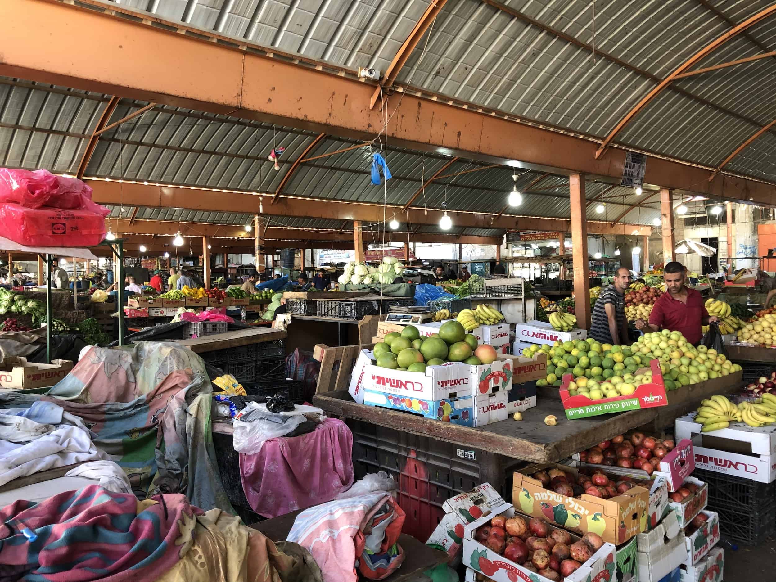 Market in Jenin, Palestine