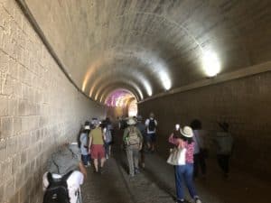 Railway tunnel at Rosh Hanikra, Israel