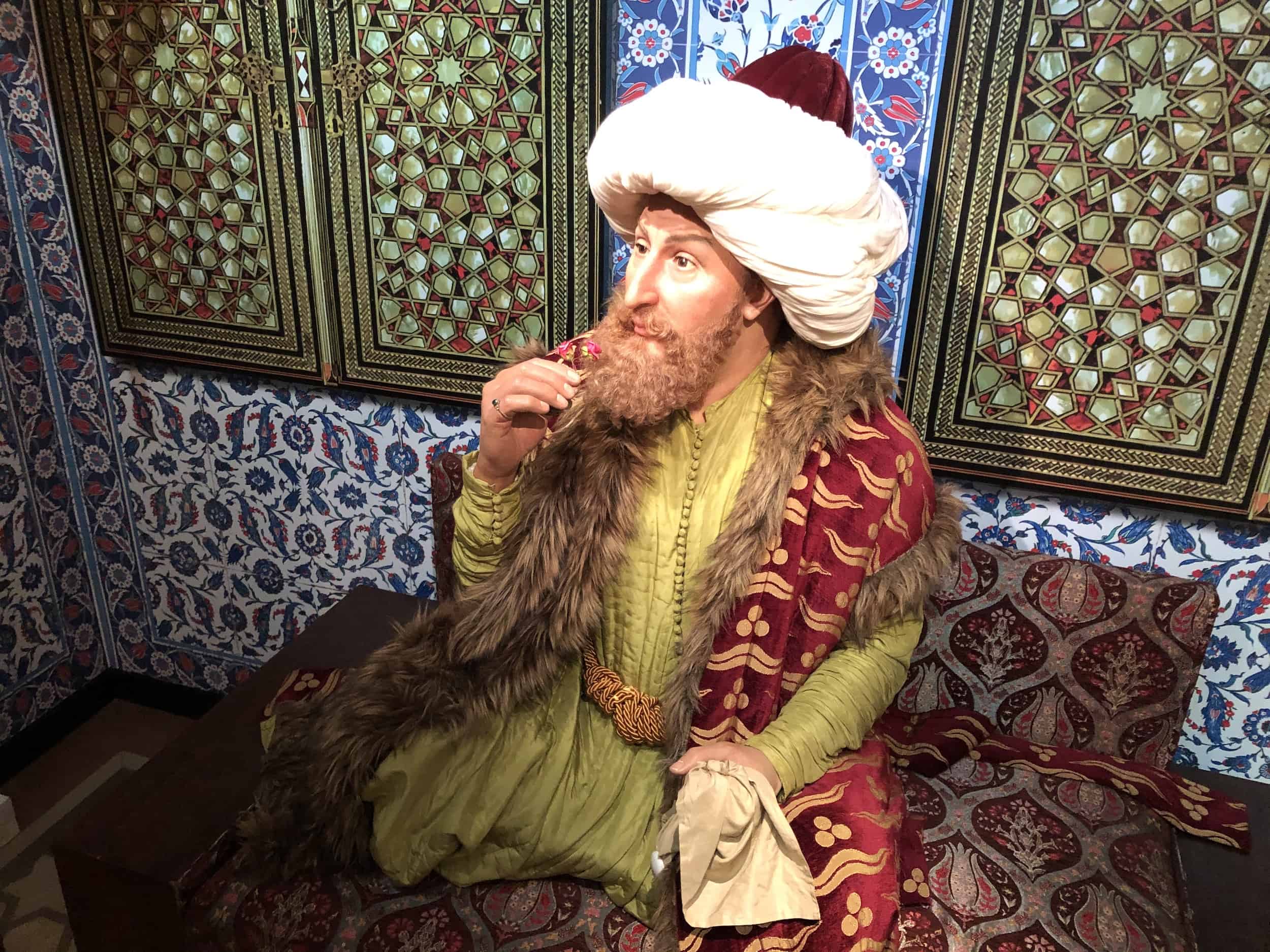Mehmed the Conqueror at Madame Tussauds Istanbul