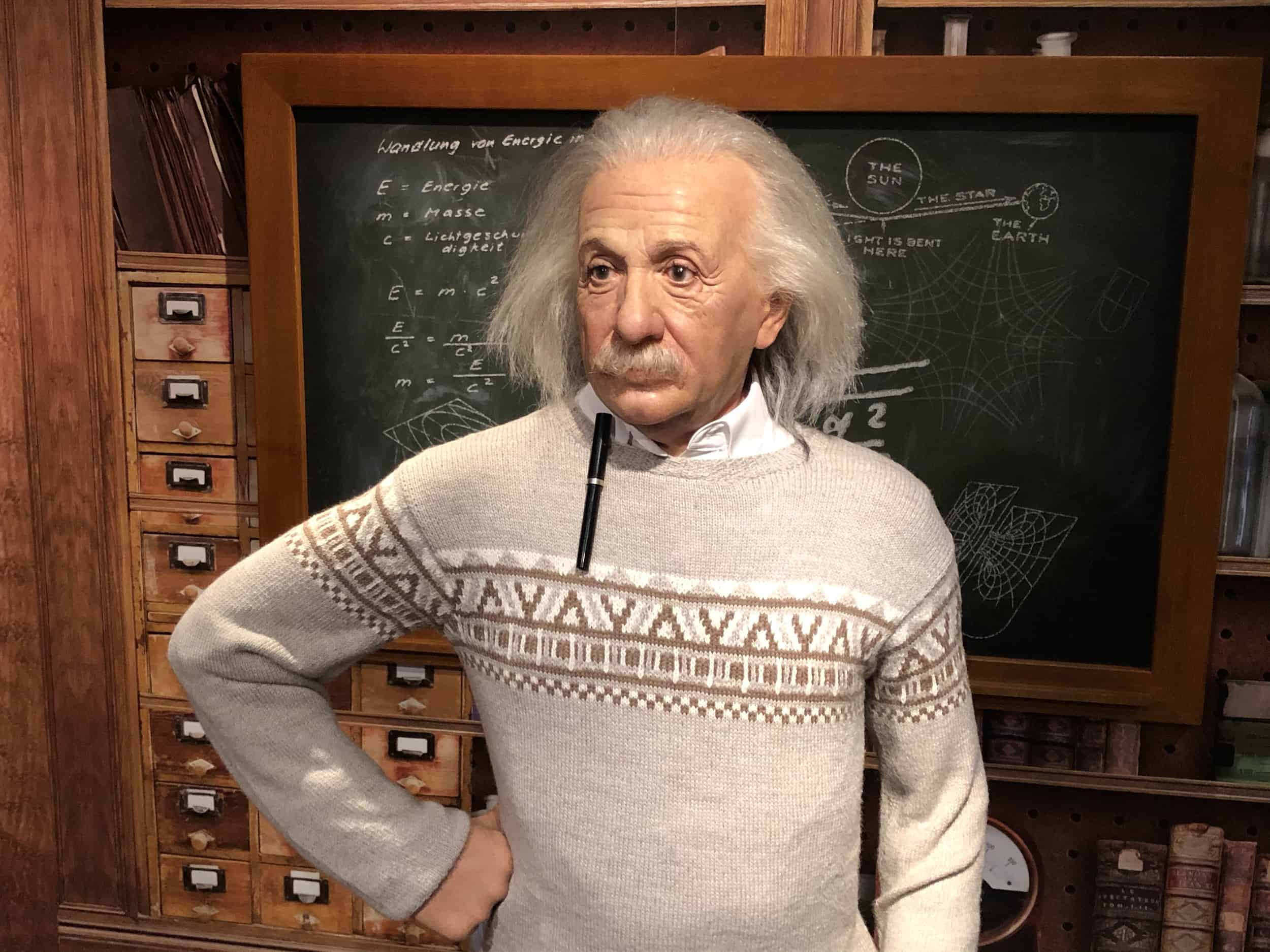 Albert Einstein at Madame Tussauds Istanbul