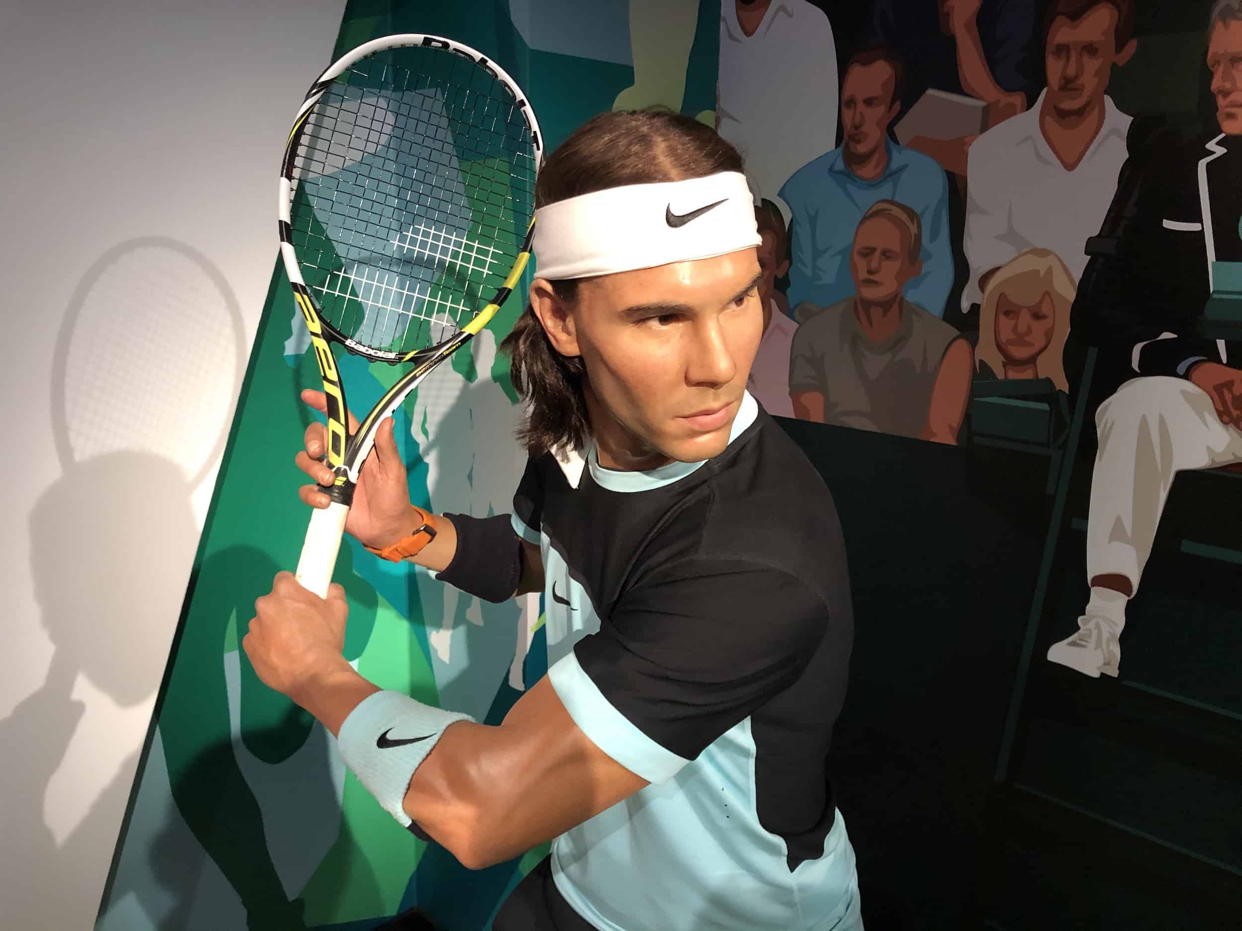 Rafael Nadal wax figure
