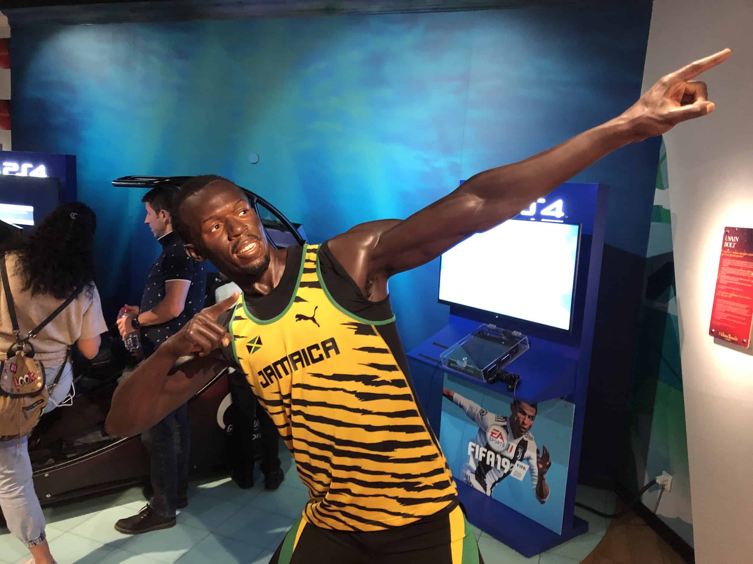 Usain Bolt at Madame Tussauds Istanbul