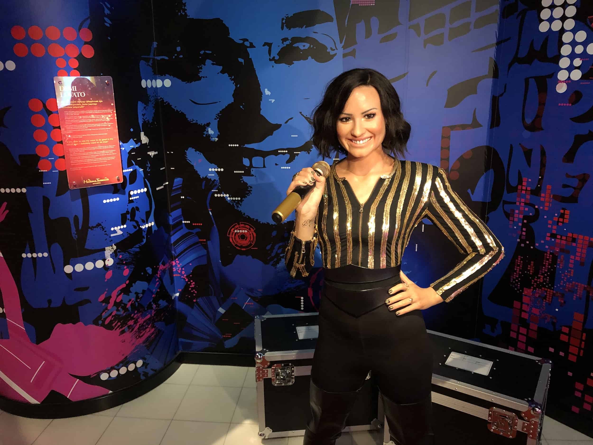 Demi Lovato wax figure