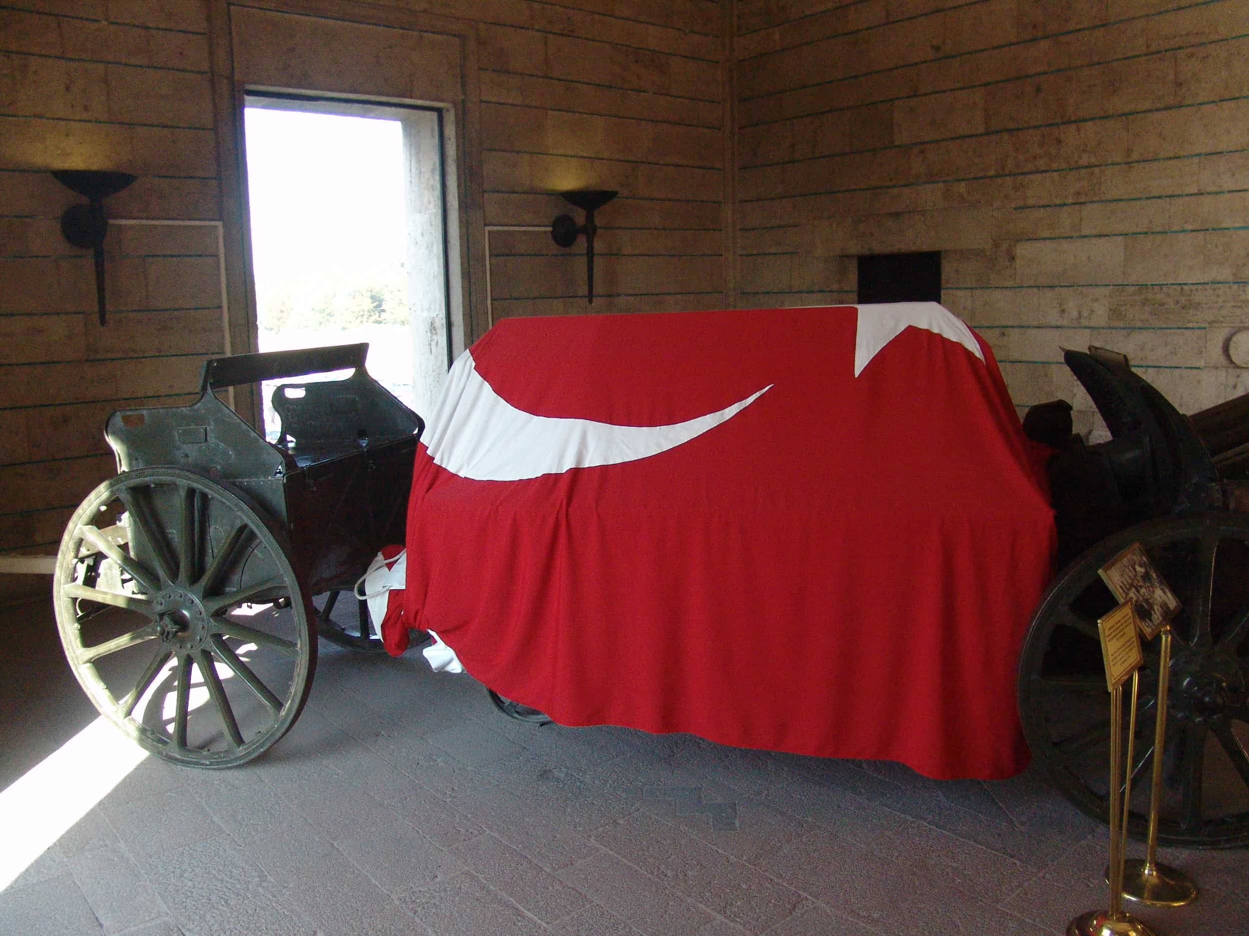 Gun carriage that carried Atatürk's body