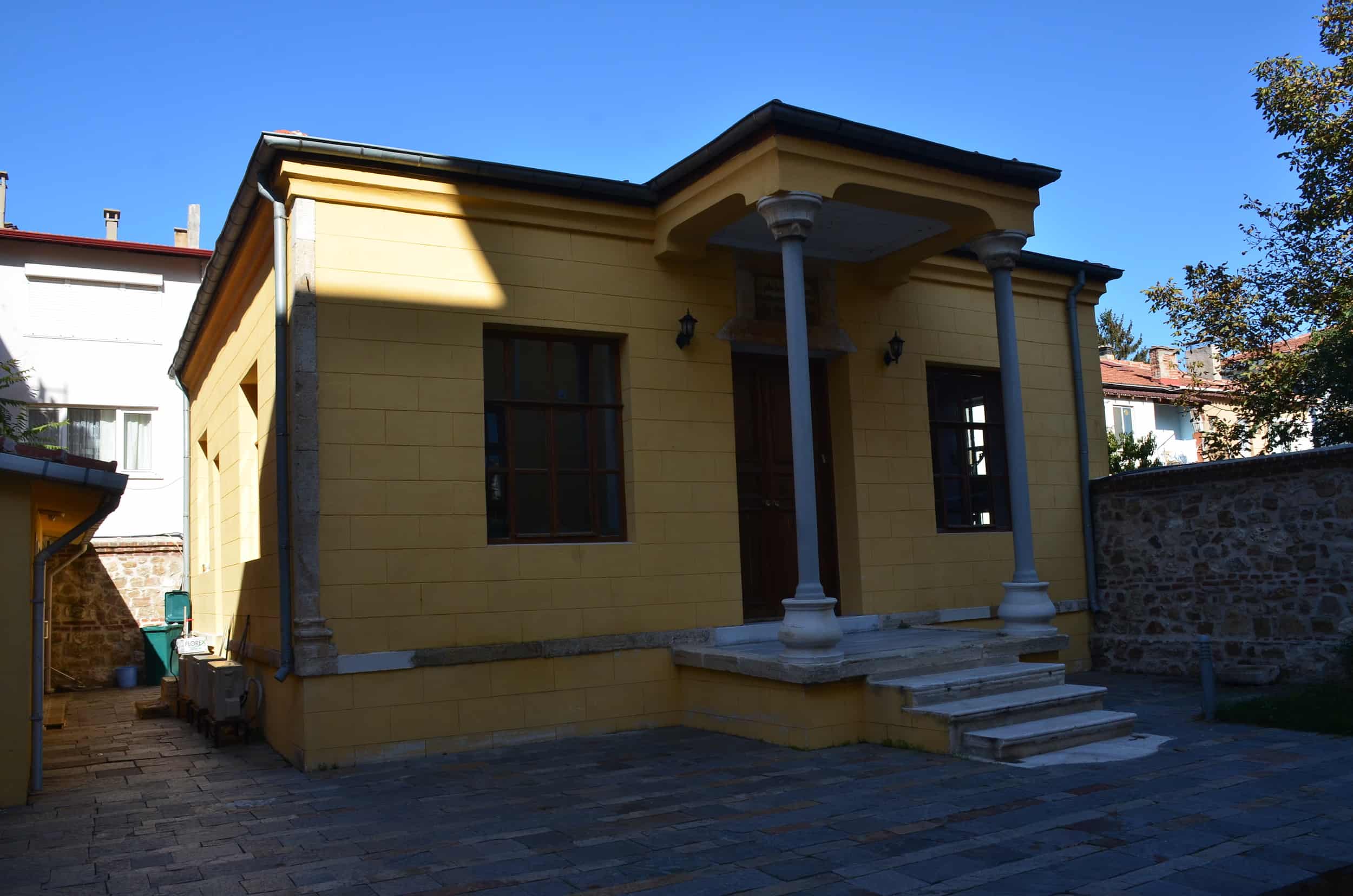 Outbuilding at the Grand Synagogue of Edirne, Turkey, in the historic city center