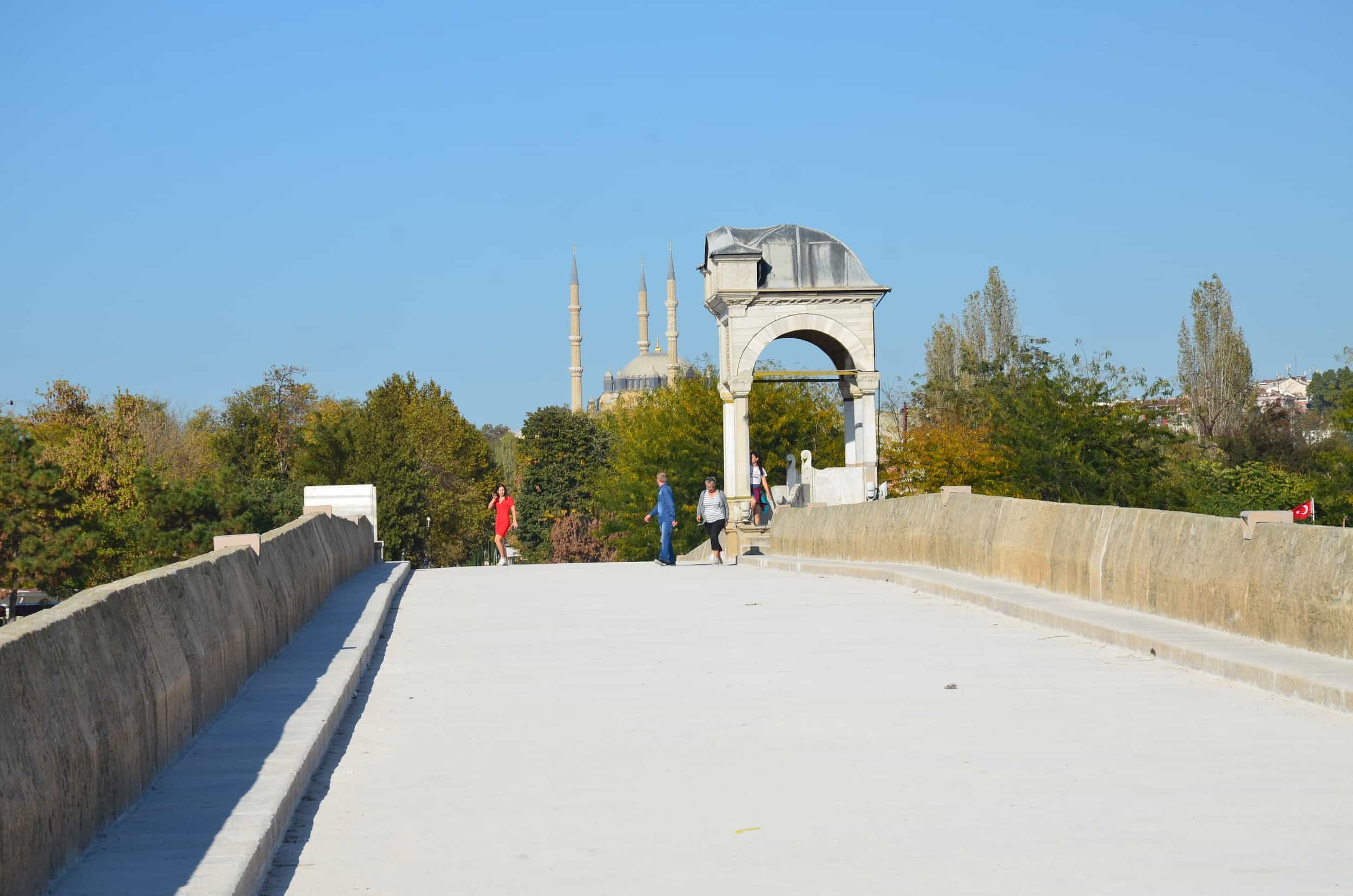 Meriç Bridge in Edirne, Turkey