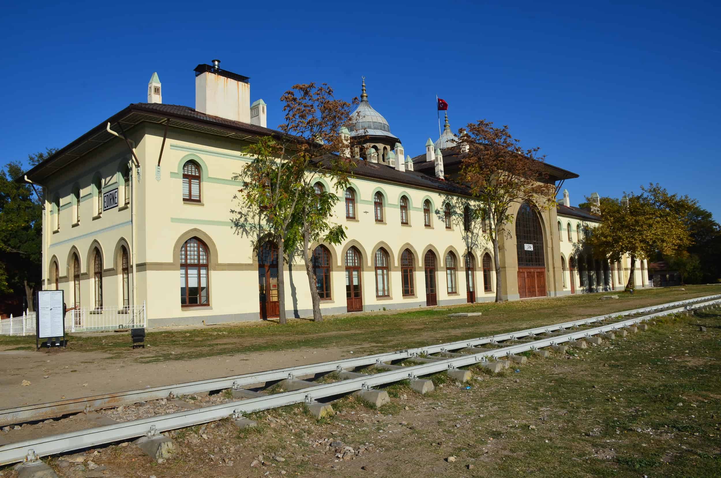 Karaağaç Station in Karaağaç, Edirne, Turkey