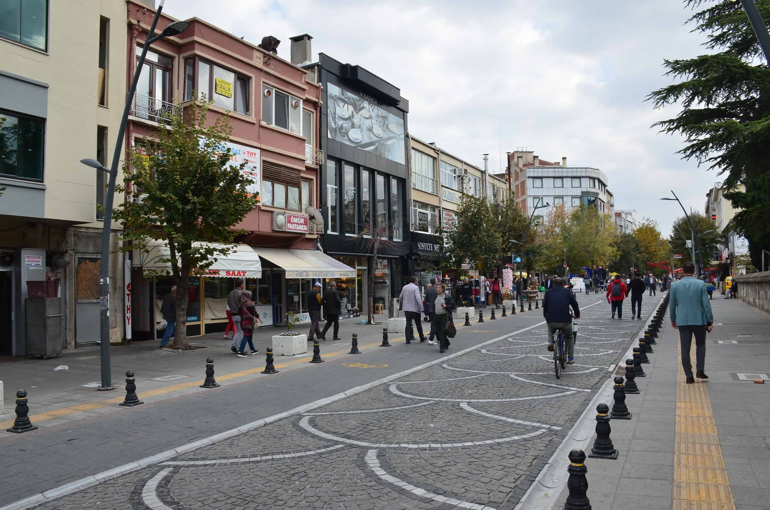 Istanbul Avenue in Lüleburgaz, Turkey