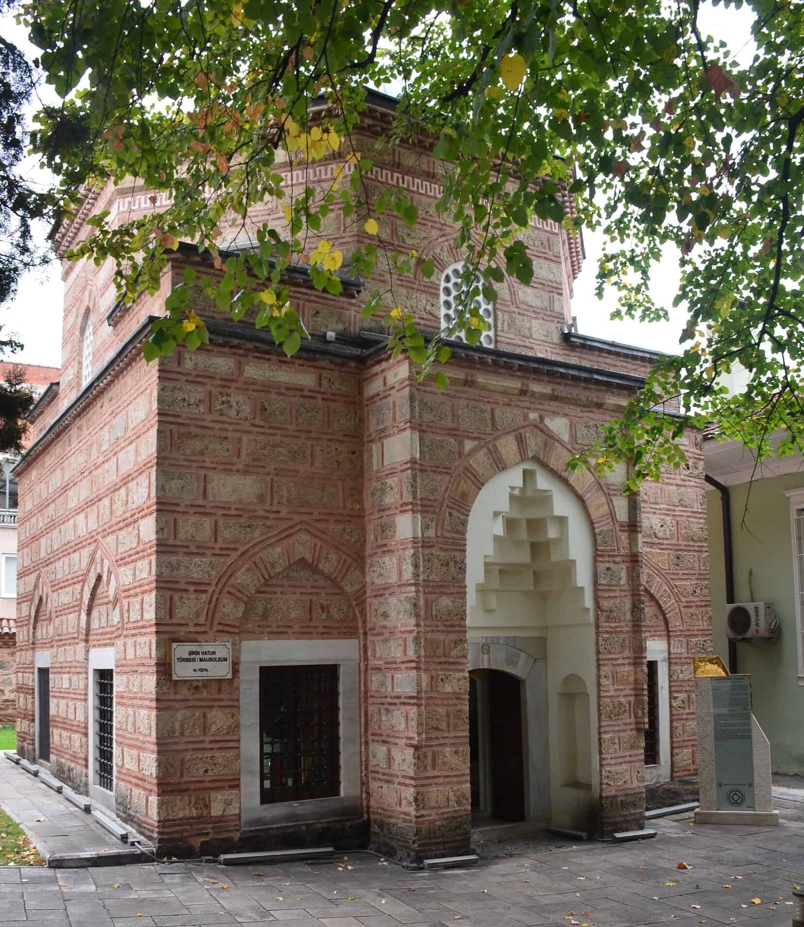 Tomb of Şirin Hatun at the Muradiye Complex in Bursa, Turkey
