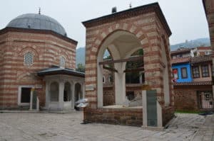 Tomb of Ebe Gülbahar Hatun at the Muradiye Complex in Bursa, Turkey