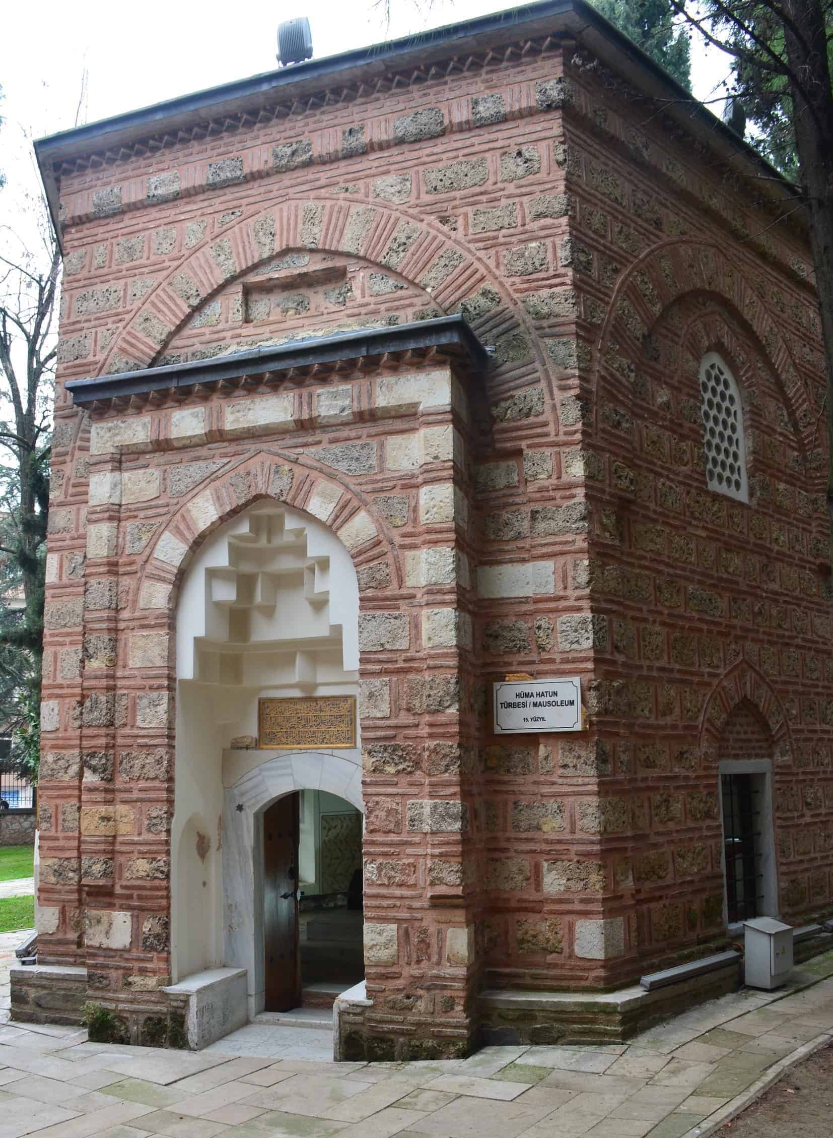 Tomb of Hüma Hatun at the Muradiye Complex in Bursa, Turkey