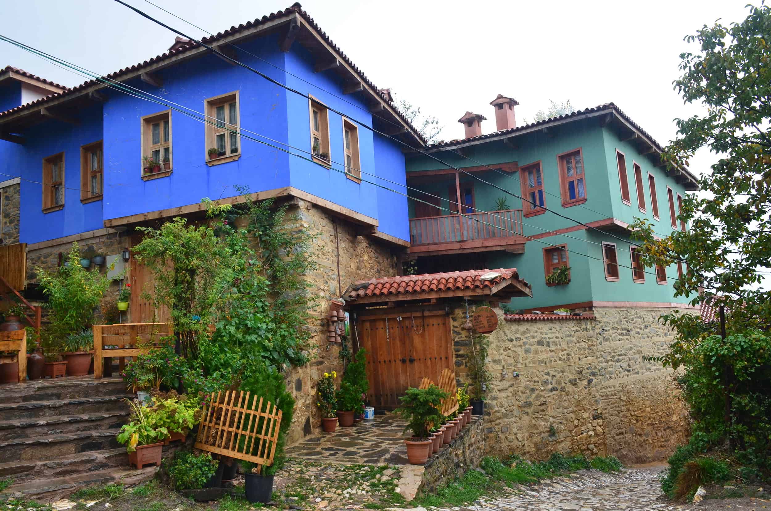 Ottoman homes in Cumalıkızık, Bursa, Turkey