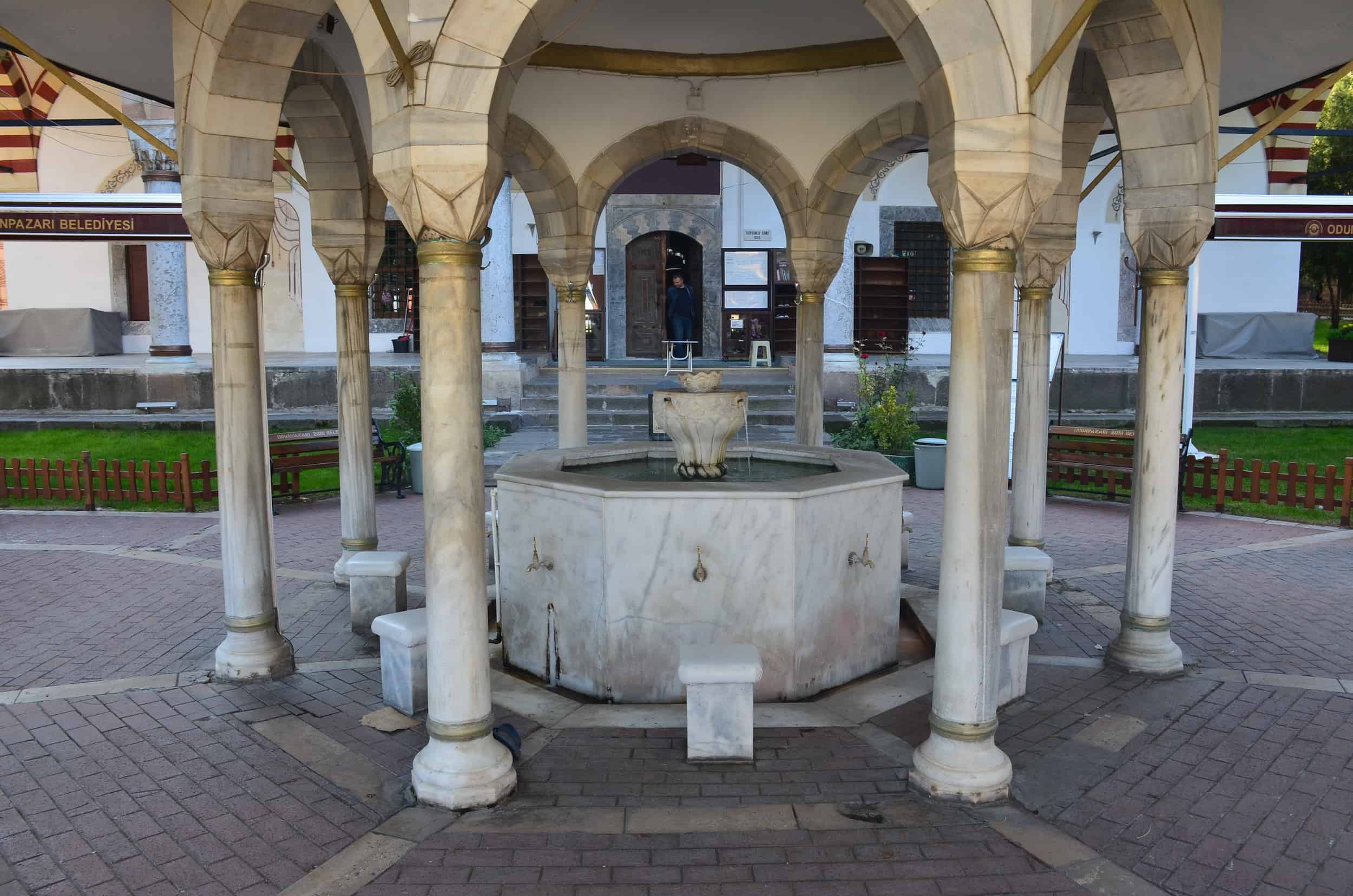 Ablutions fountain of the Kurşunlu Mosque