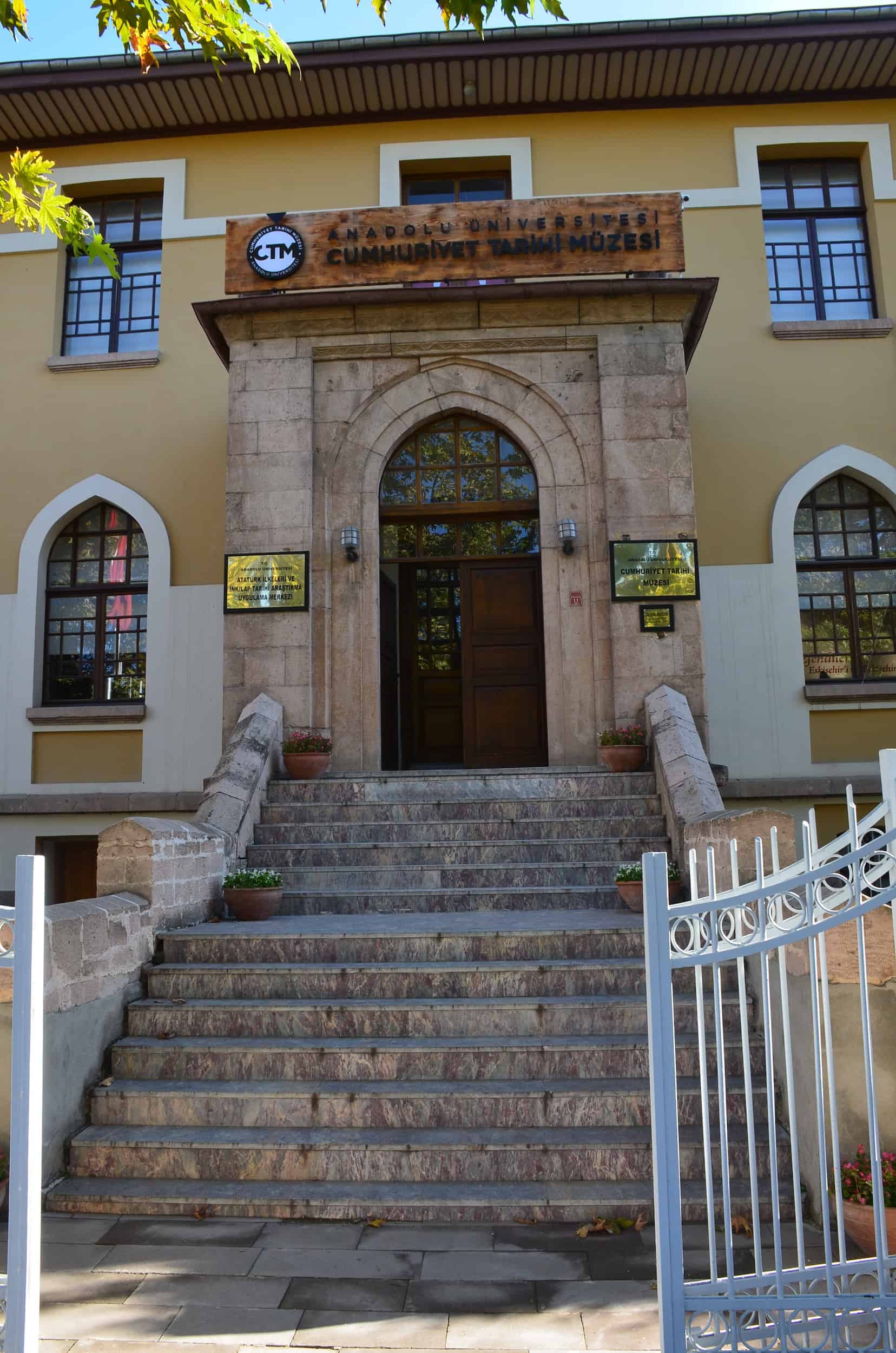 Entrance to the Anadolu University Republic History Museum