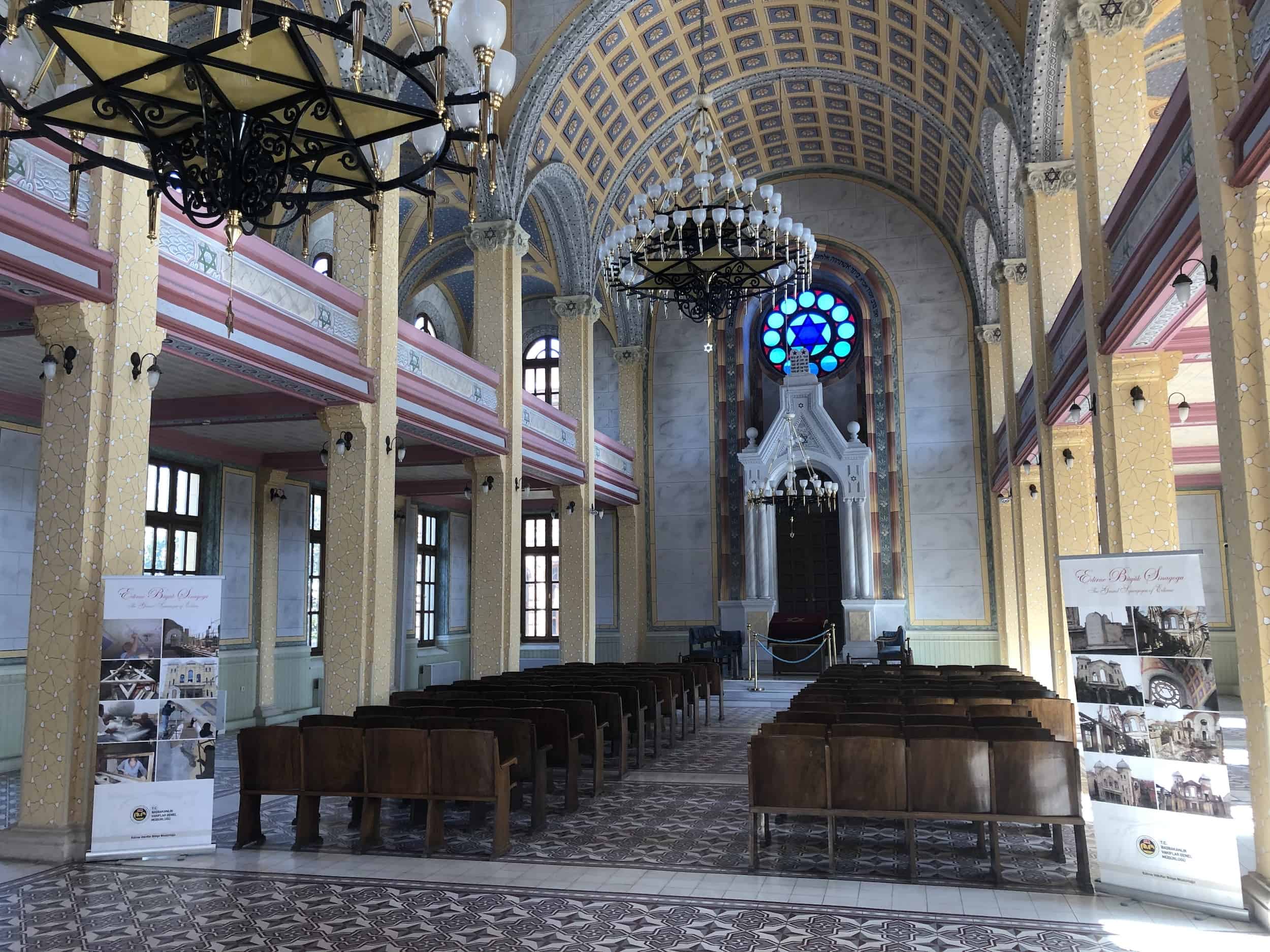 Grand Synagogue of Edirne, Turkey, in the historic city center