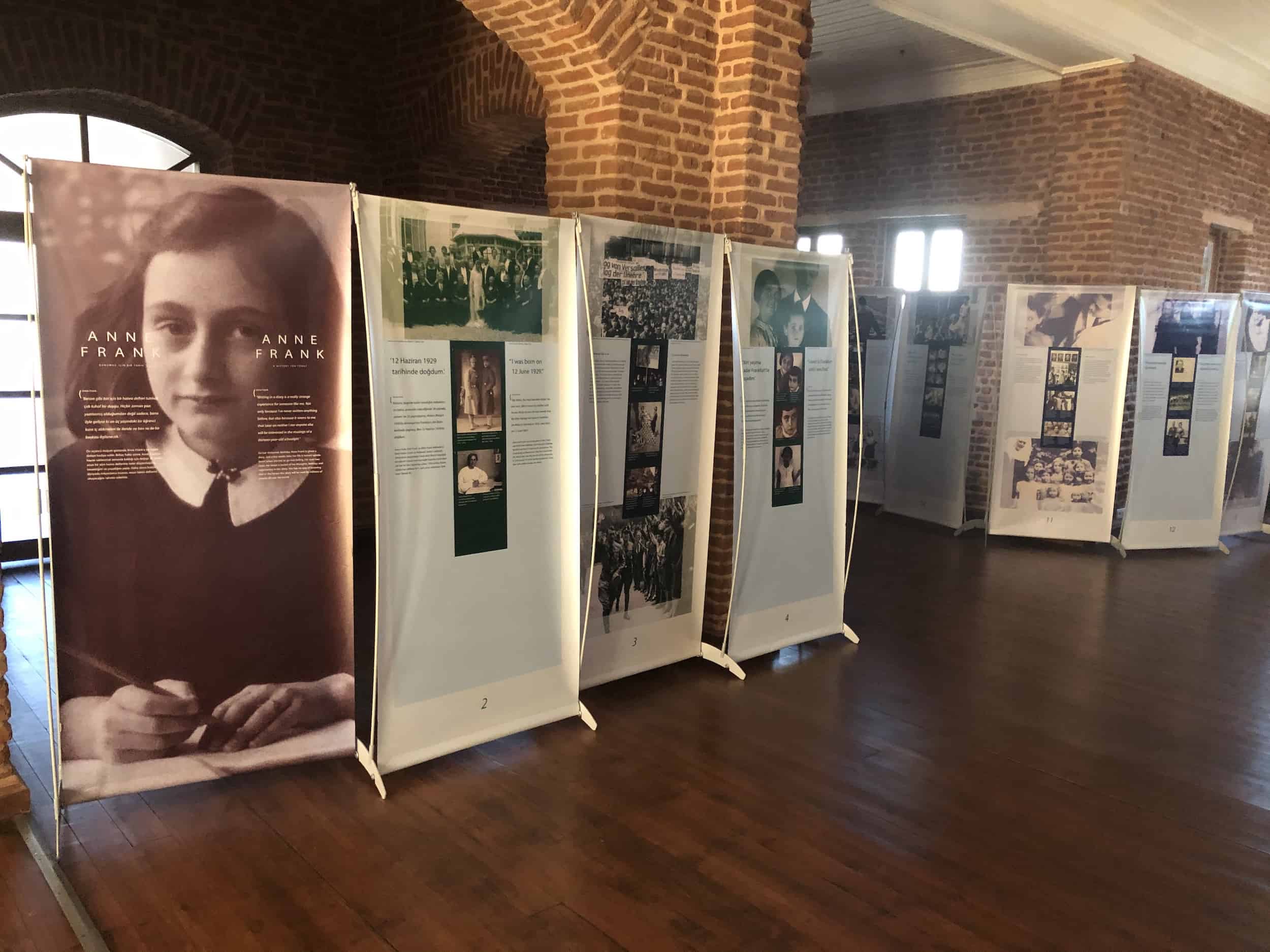 Anne Frank exhibition at the Grand Synagogue of Edirne, Turkey, in the historic city center