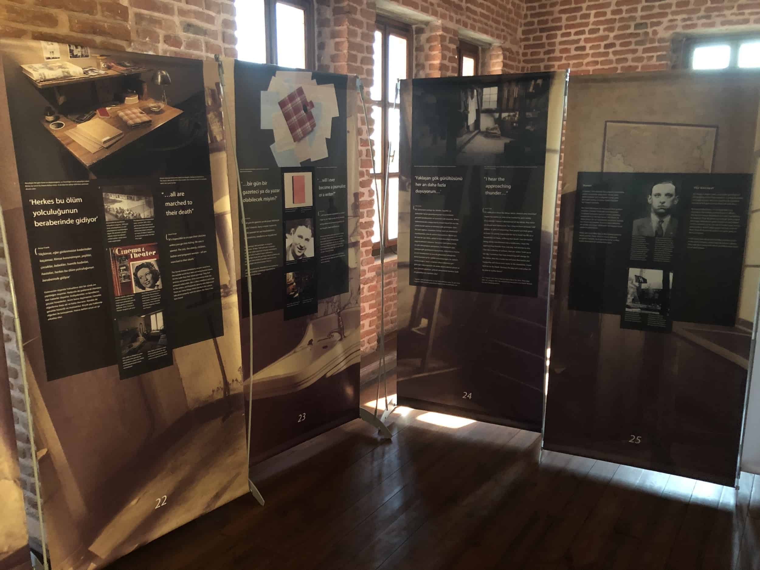 Anne Frank exhibition at the Grand Synagogue of Edirne, Turkey, in the historic city center