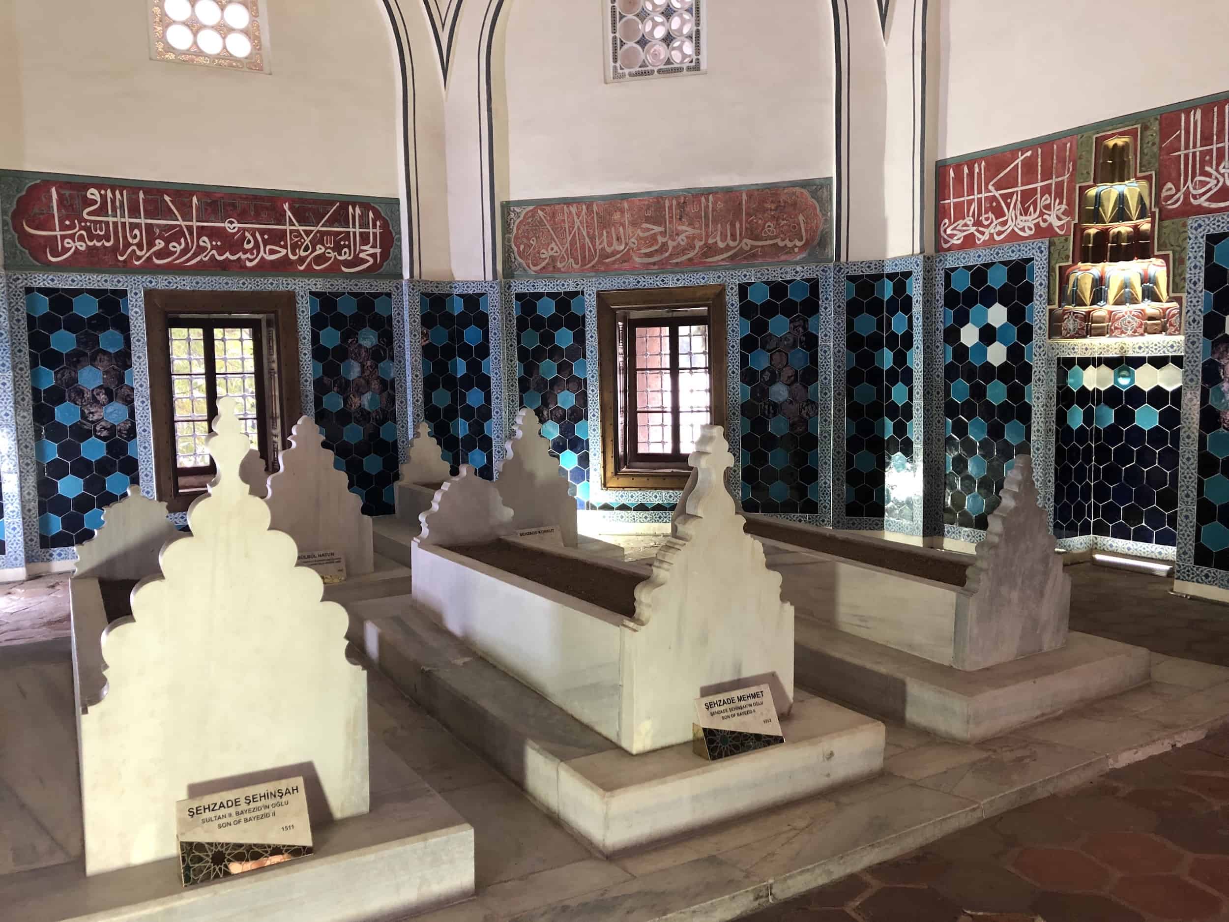Tomb of Şehzade Ahmed at the Muradiye Complex in Bursa, Turkey