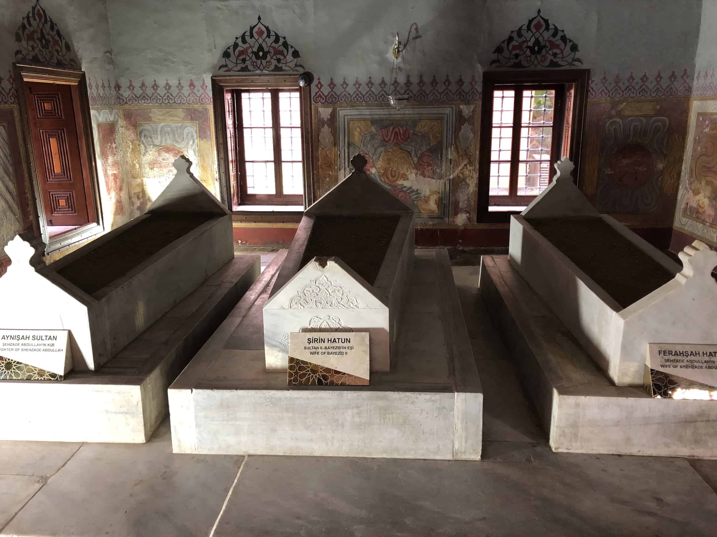 Tomb of Şirin Hatun at the Muradiye Complex in Bursa, Turkey