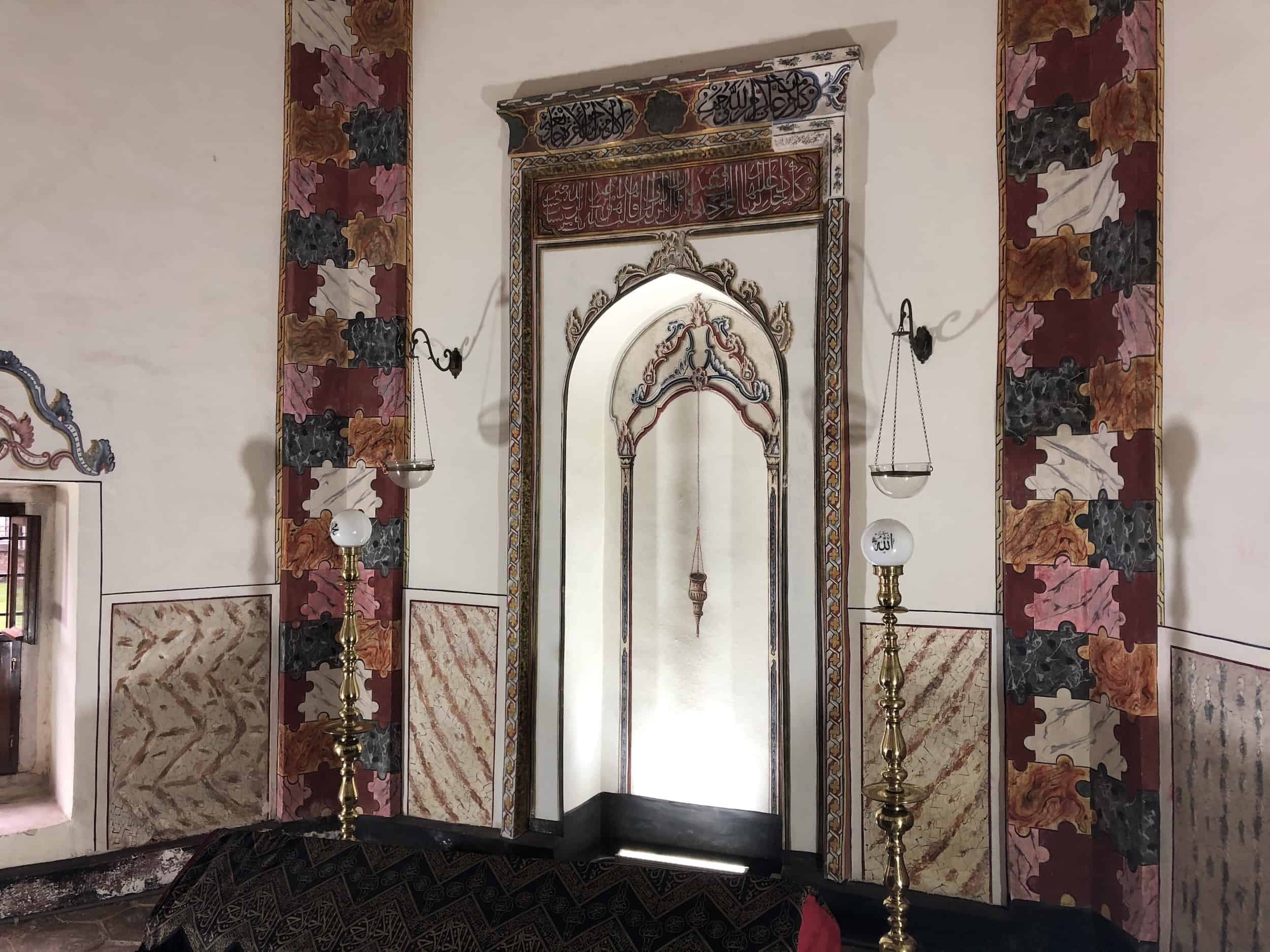 Mihrab in the tomb of Hüma Hatun