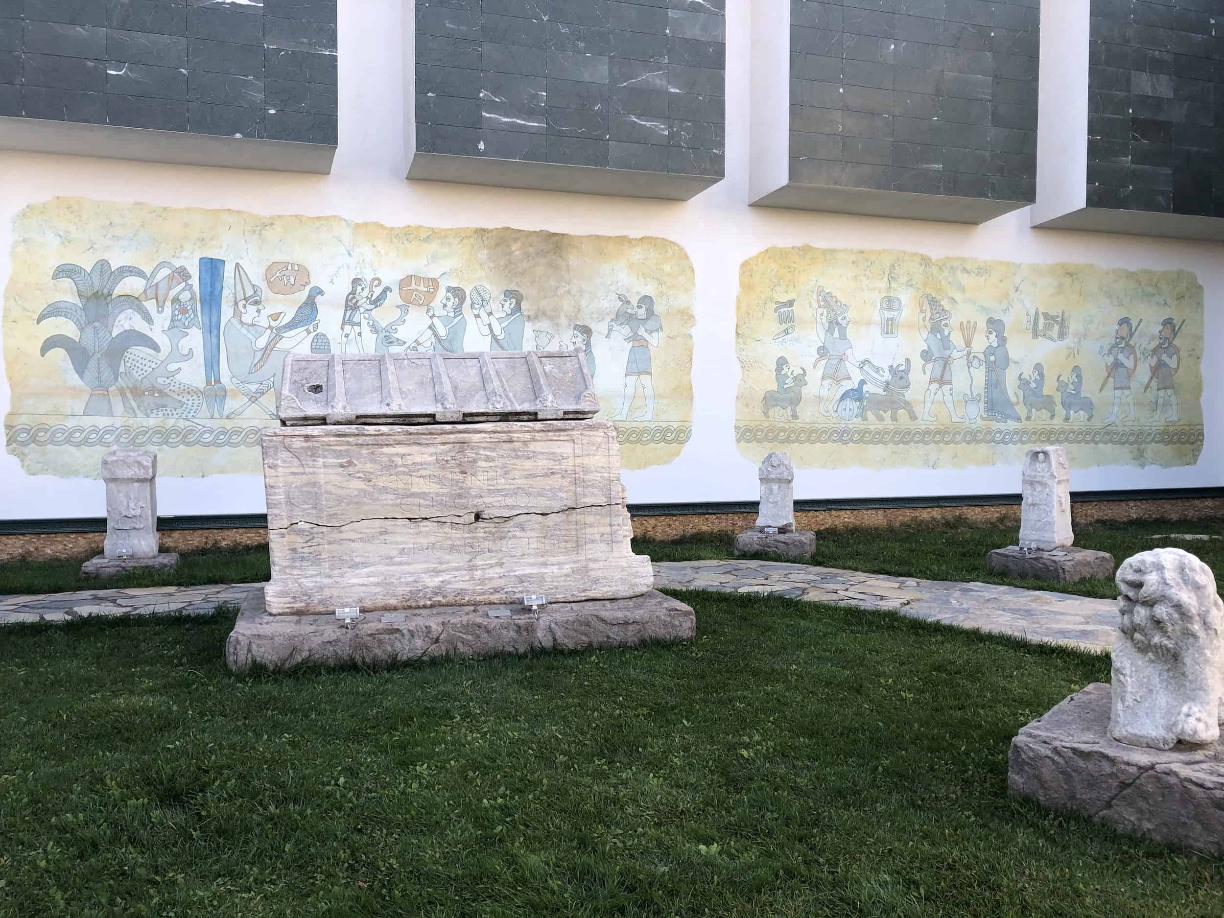 Garden at the ETİ Archaeology Museum