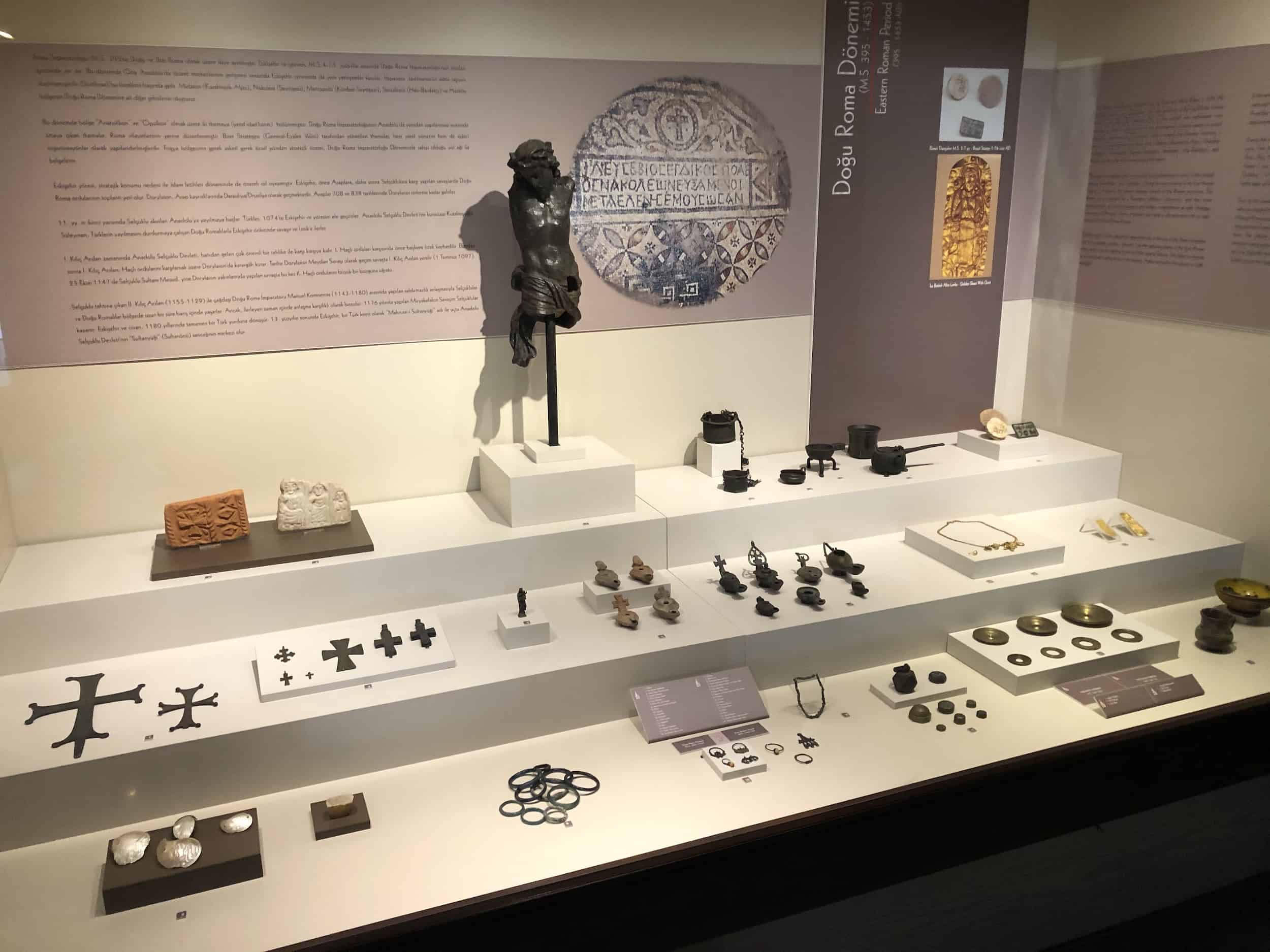 Byzantine period at the ETİ Archaeology Museum in Eskişehir, Turkey