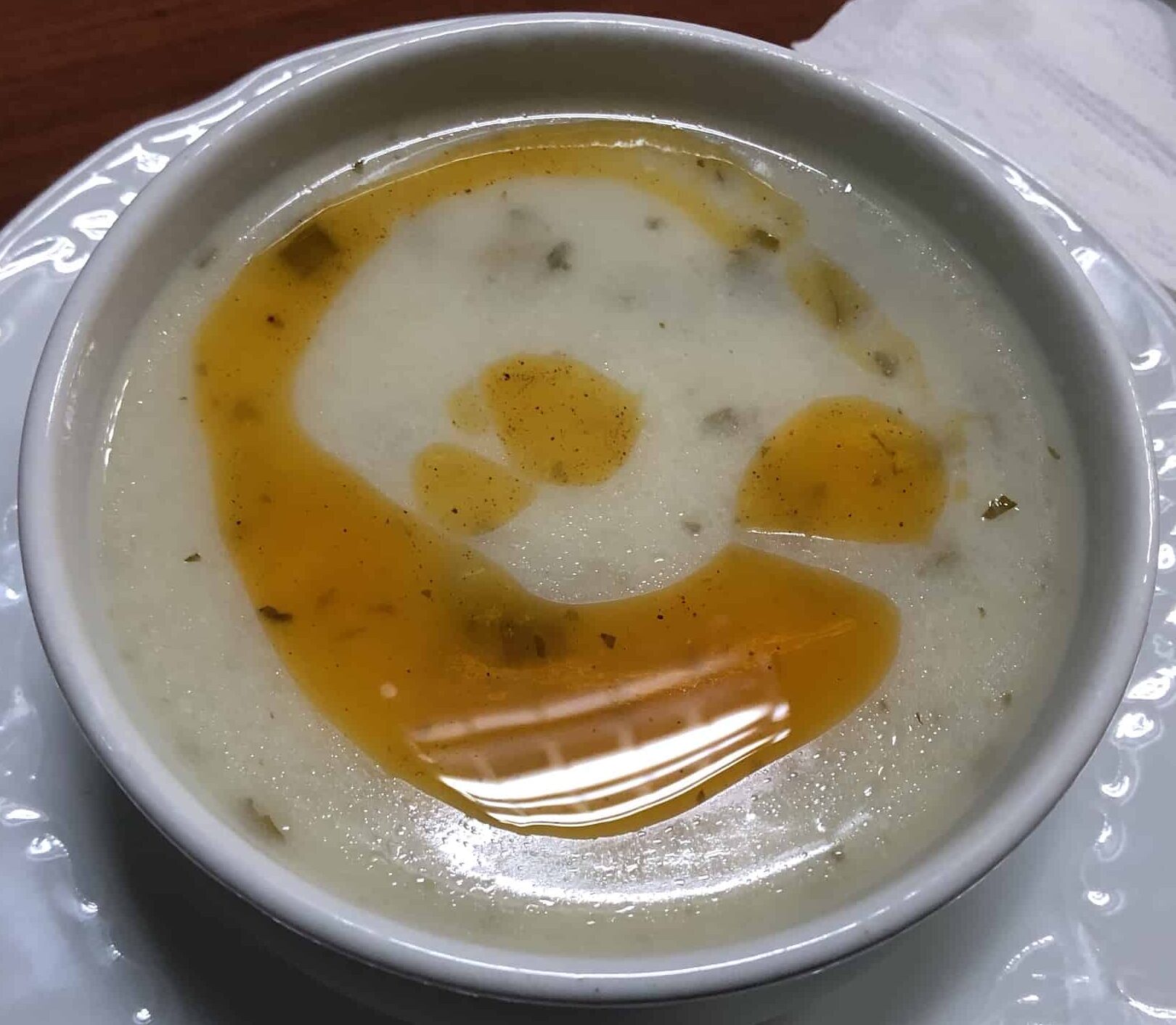 Yogurt soup at Kırım Tatar Kültür Çibörek Evi