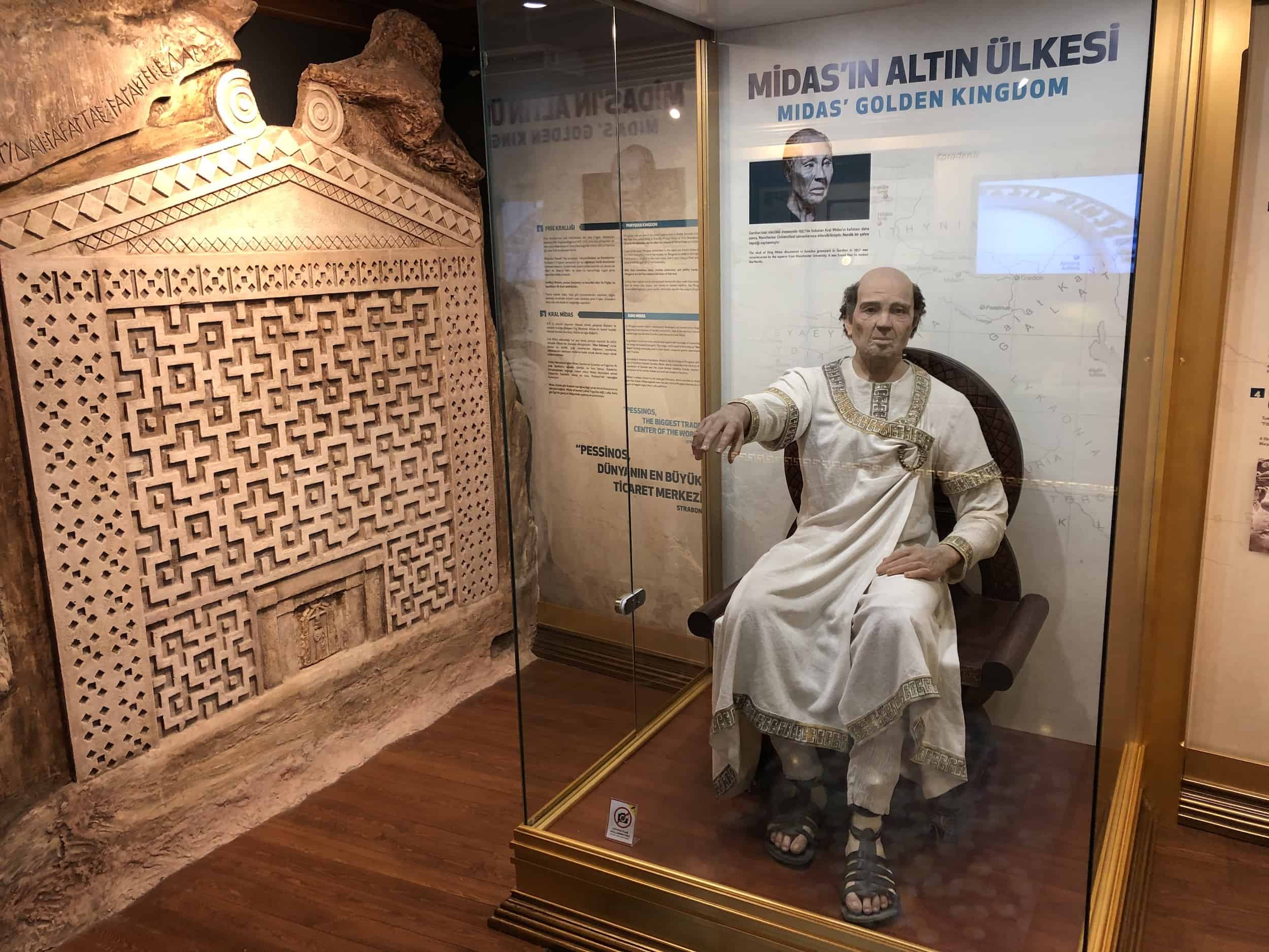 King Midas at the ETO Museum in Eskişehir, Turkey