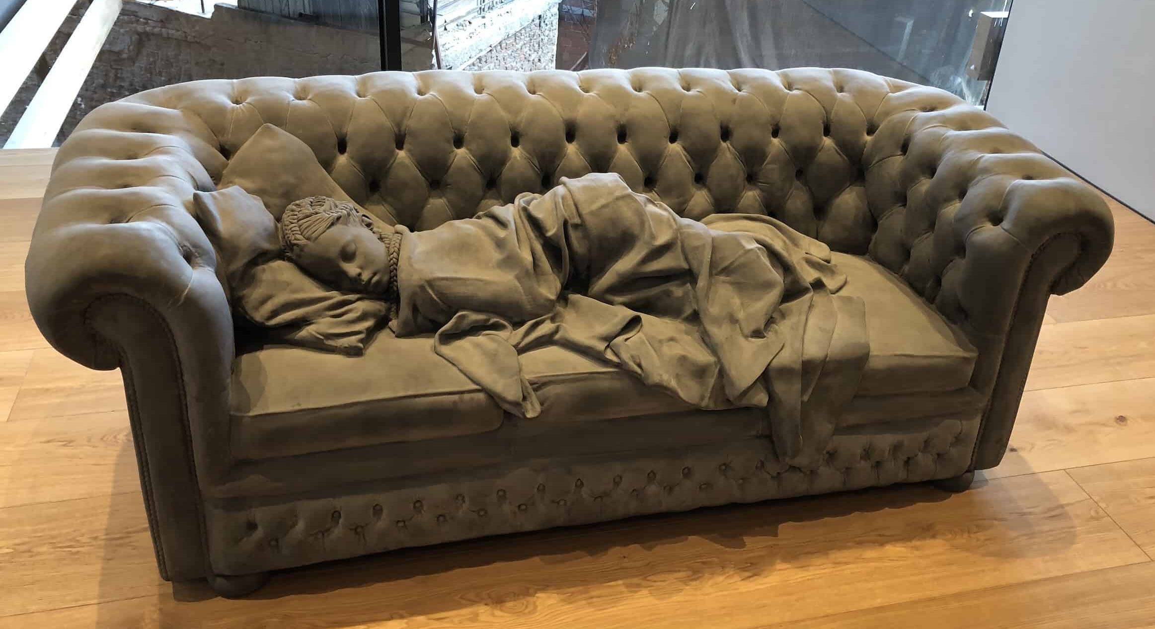 Sleeping Girl by Hans Op de Beeck, Belgium at Odunpazarı Modern Museum in Eskişehir, Turkey