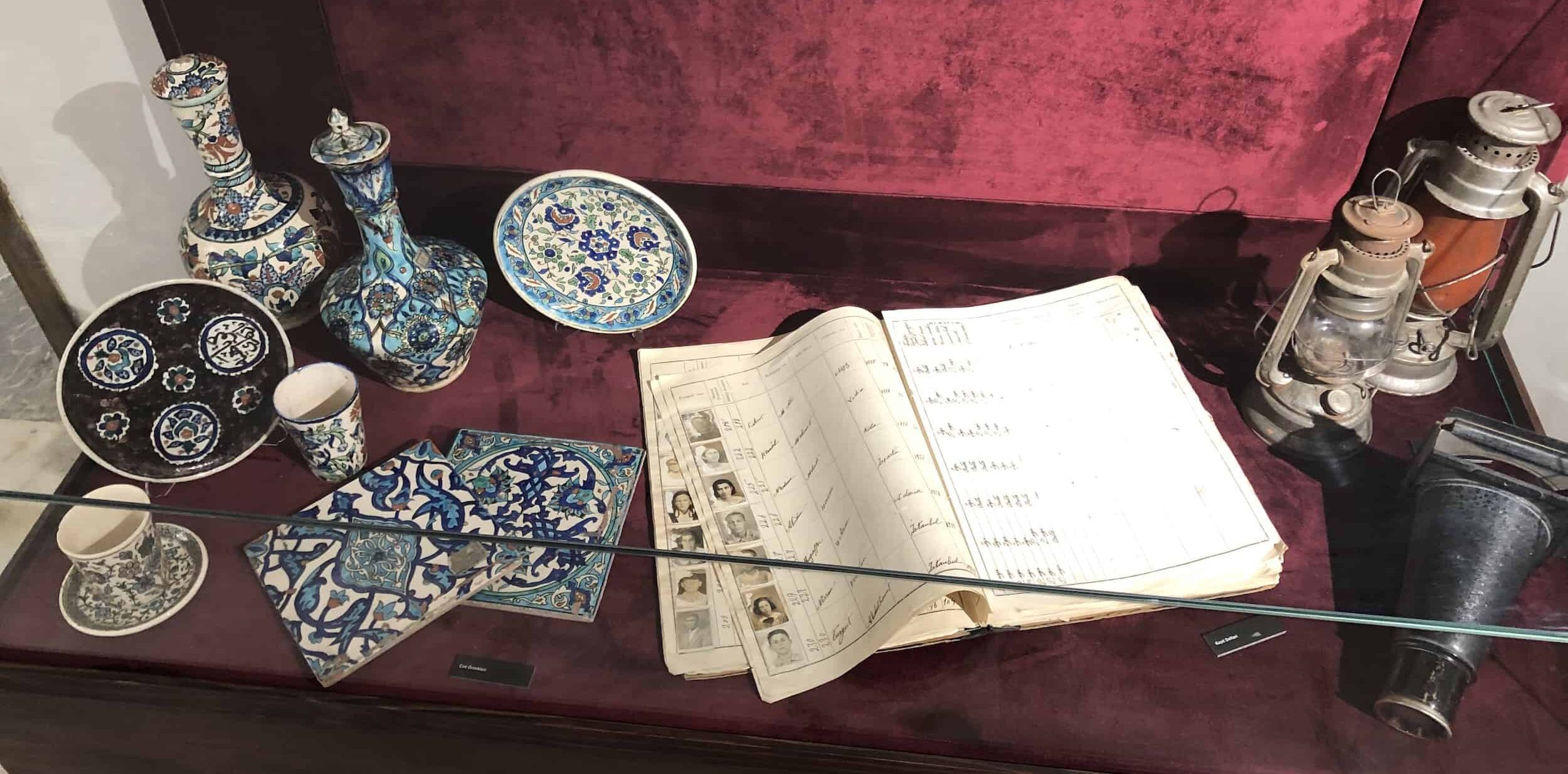 Items from the Turan Numune School at the Anadolu University Republic History Museum in Eskişehir, Turkey
