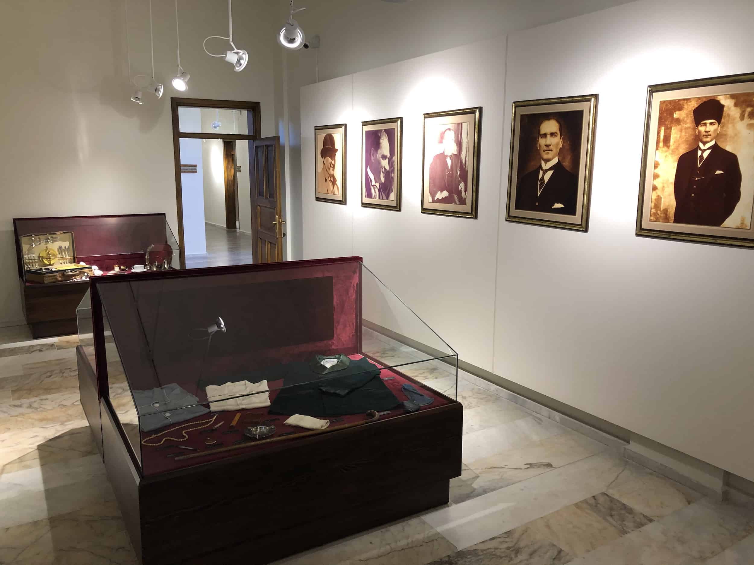 Room containing Atatürk's personal belongings at the Anadolu University Republic History Museum