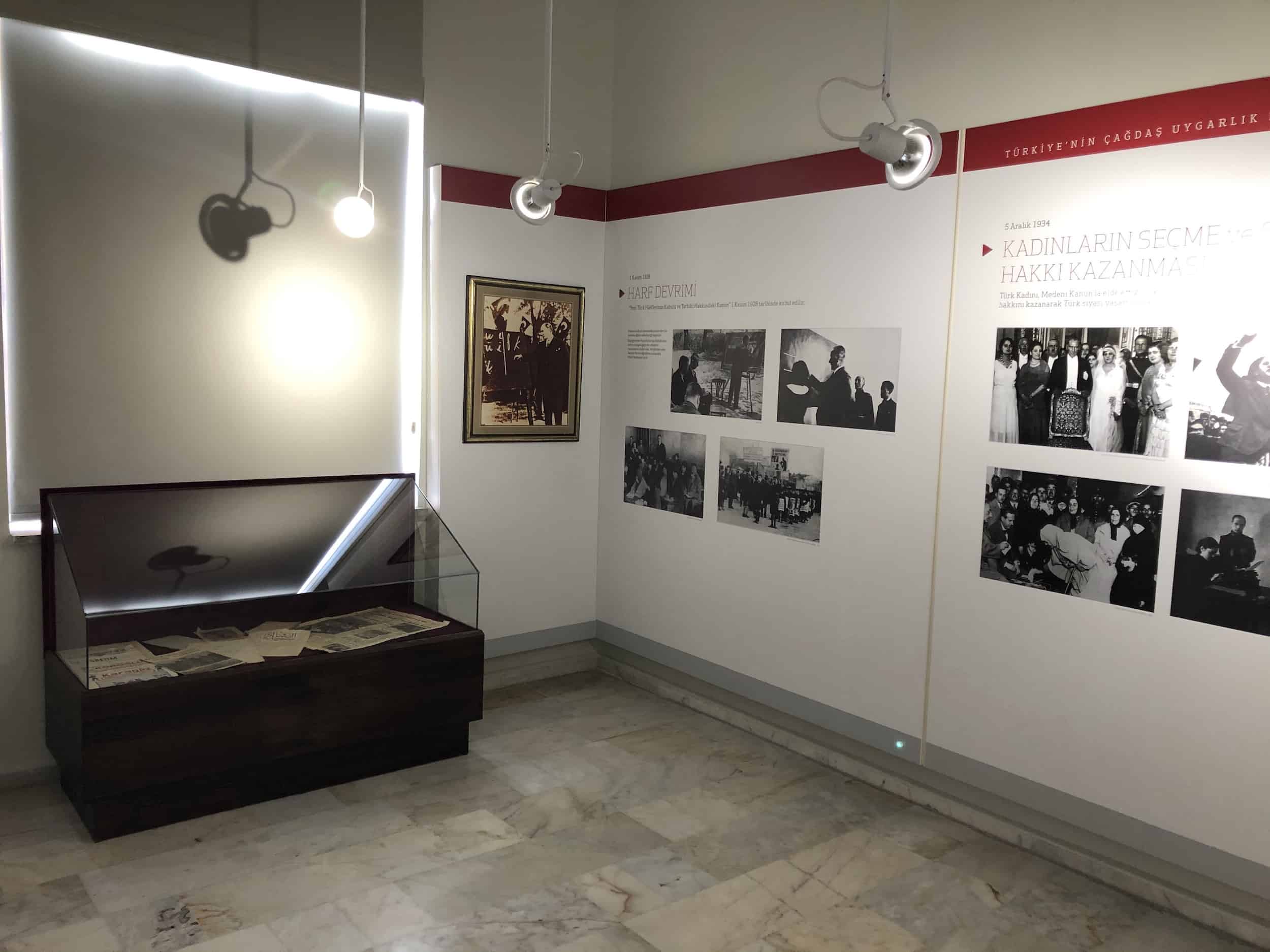 Atatürk's reforms gallery at the Anadolu University Republic History Museum