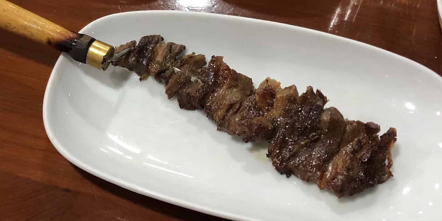 Oltu kebab at Sadık Ustanın Meşhur Kebabı in Ankara, Turkey