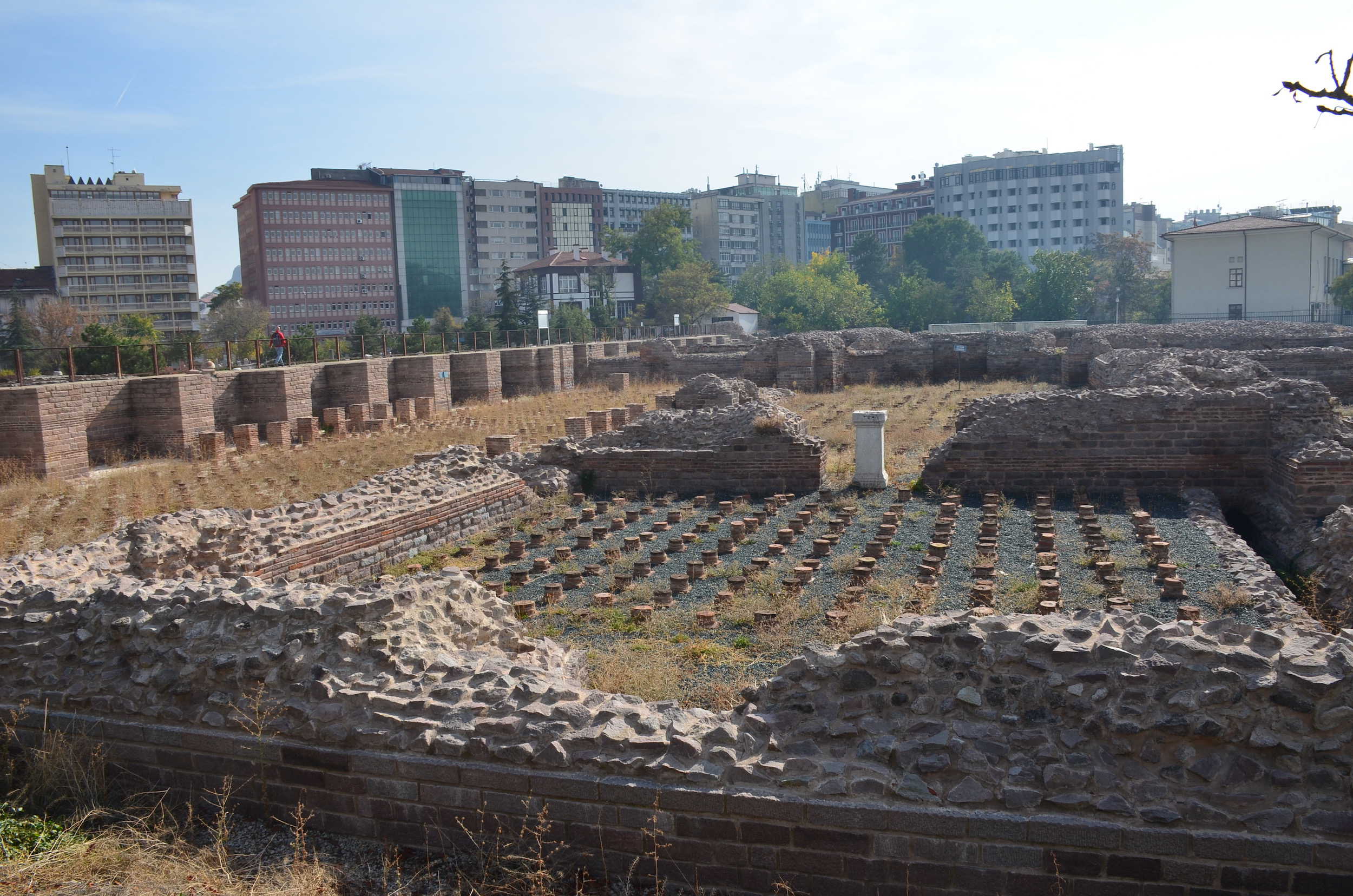 Caldarium at the Roman Baths of Ankara in Ankara, Turkey