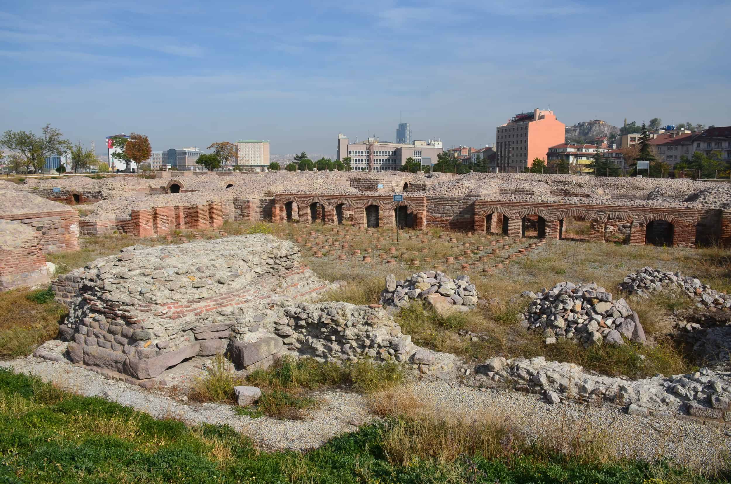 Tepidarium at the Roman Baths of Ankara in Ankara, Turkey