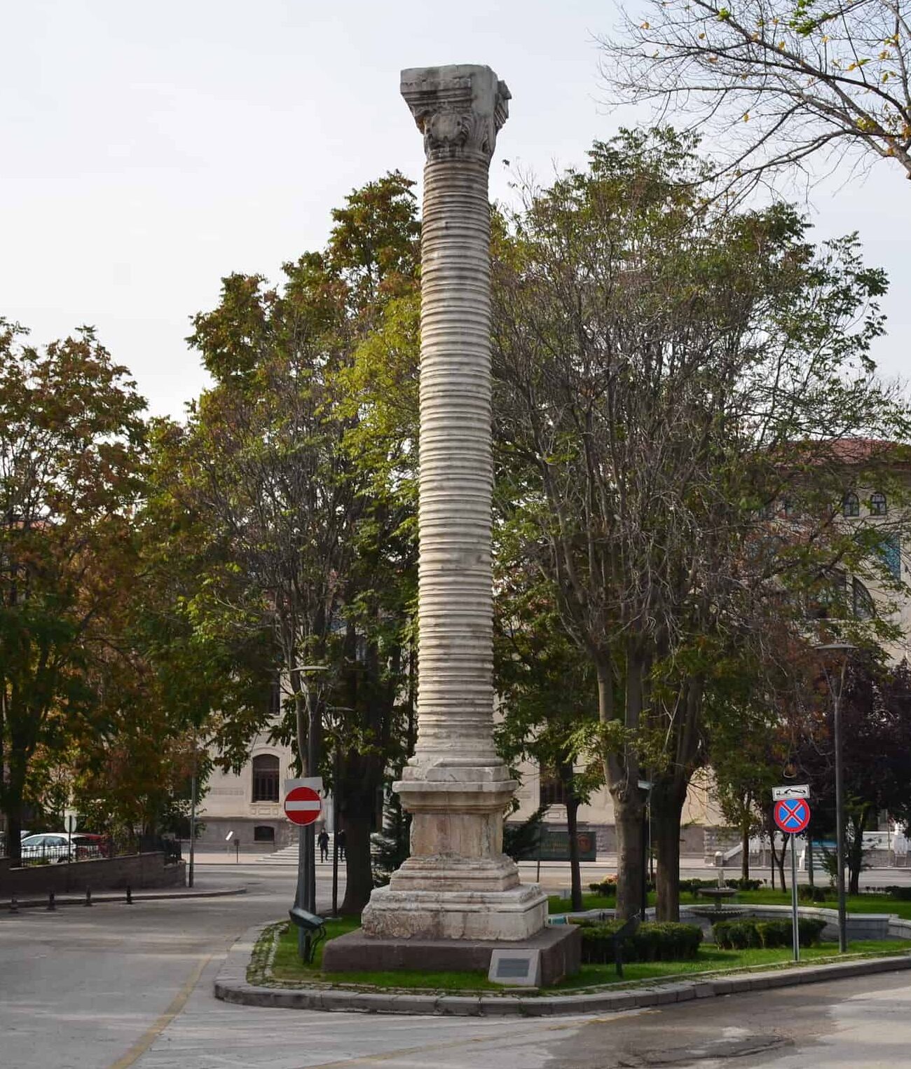 Column of Julian on Government Square in Ankara, Turkey