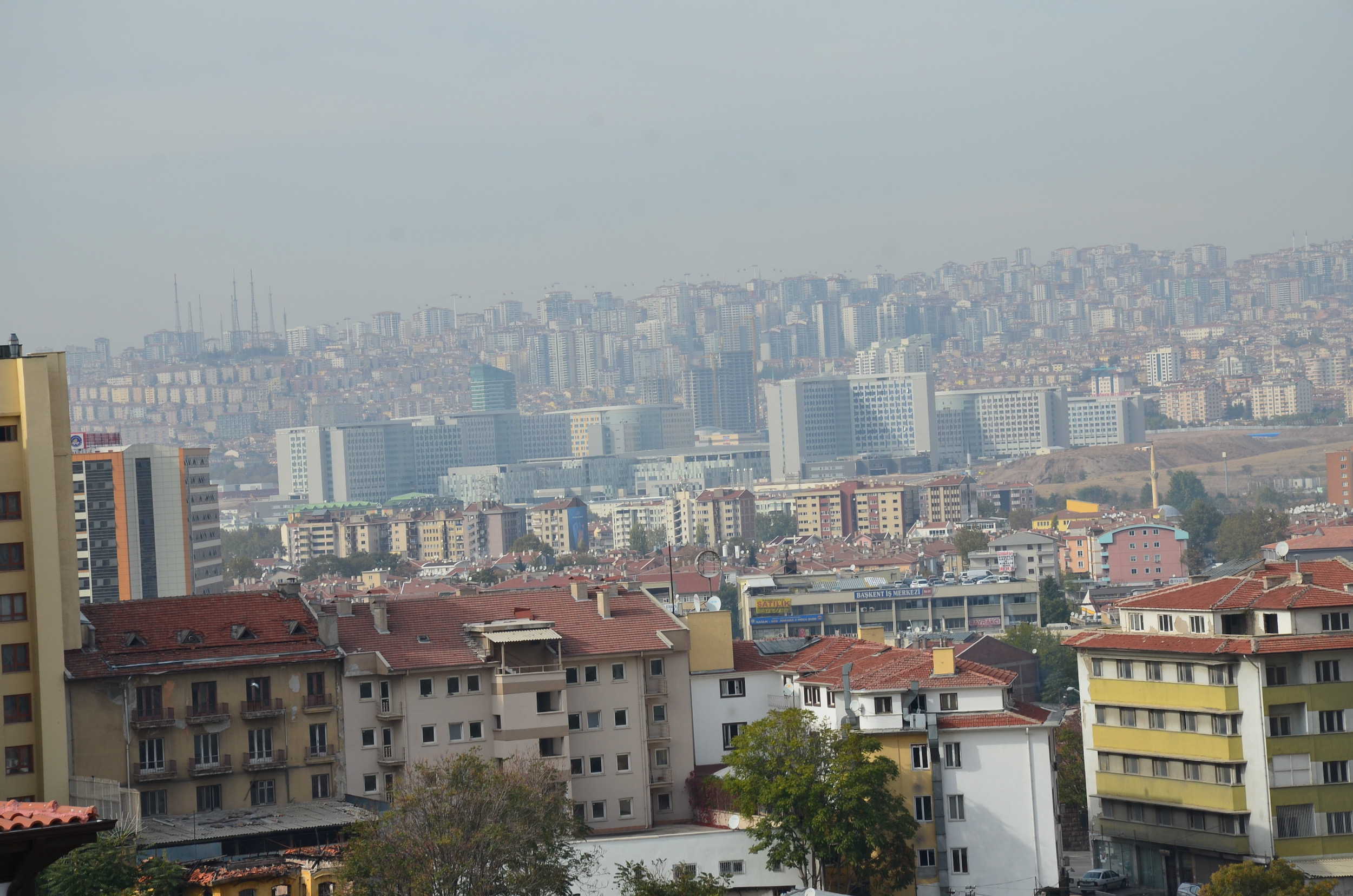 View of Ankara from Hacıbayram, Ulus, Ankara, Turkey