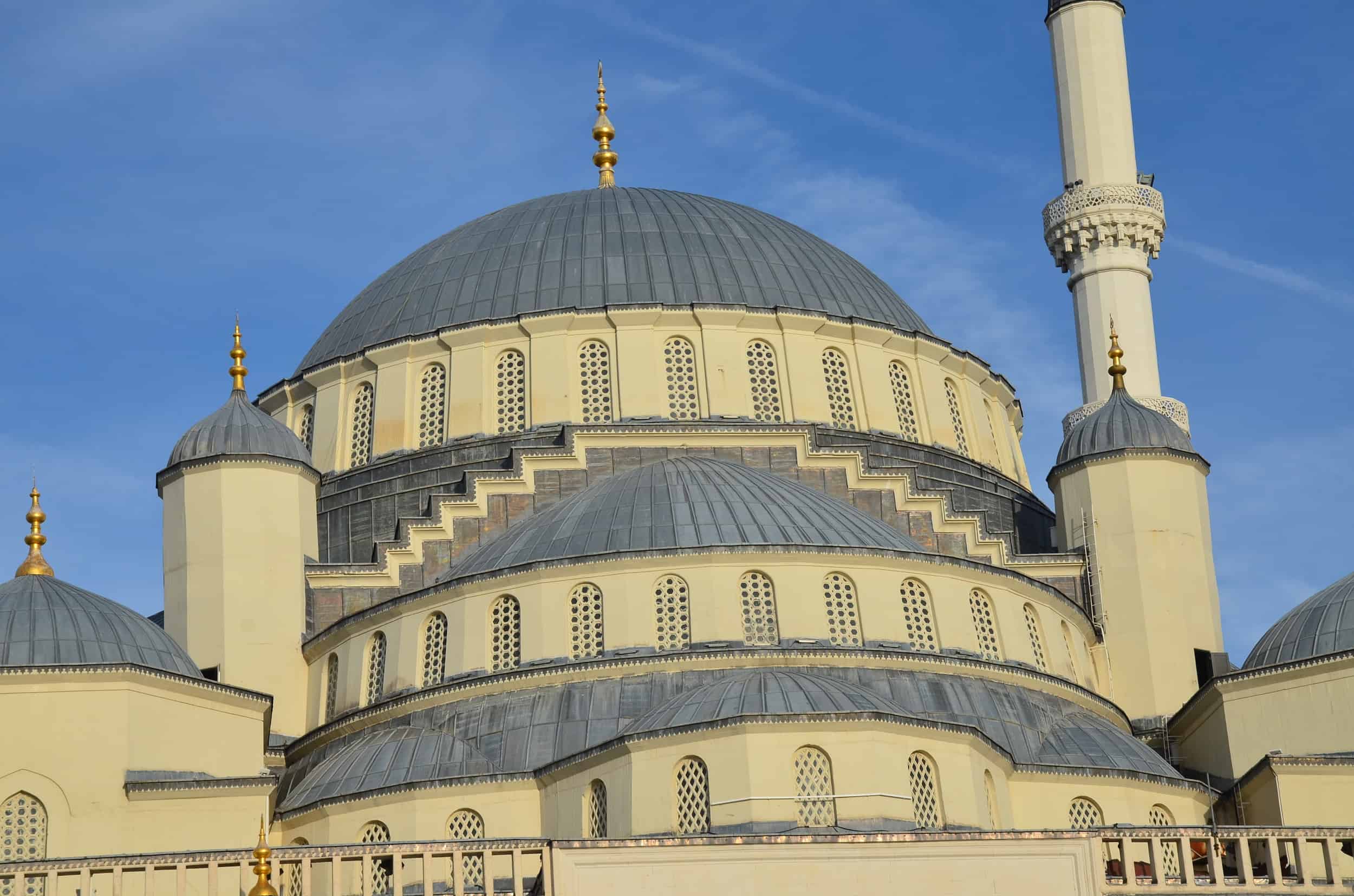 Dome of the Kocatepe Mosque in Kızılay, Ankara, Turkey