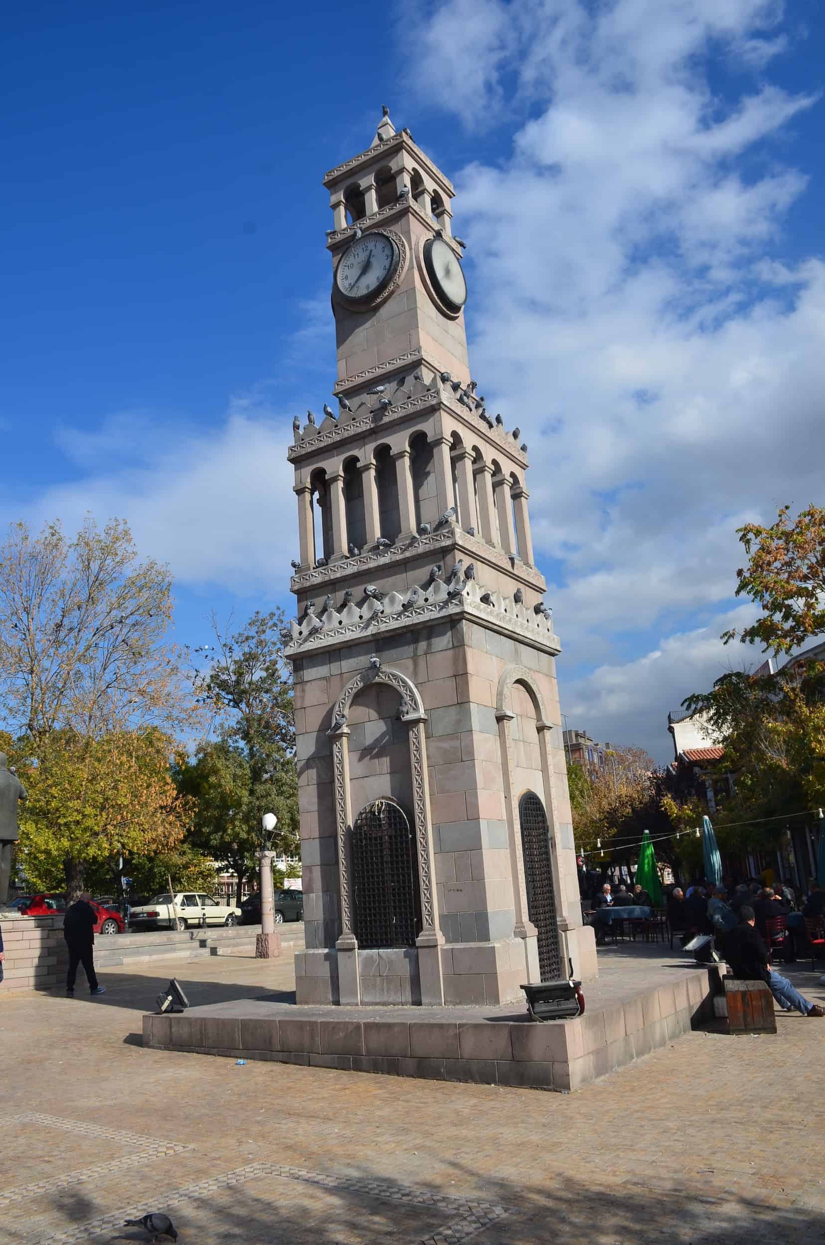 Clock tower in Hamamönü, Ankara, Turkey