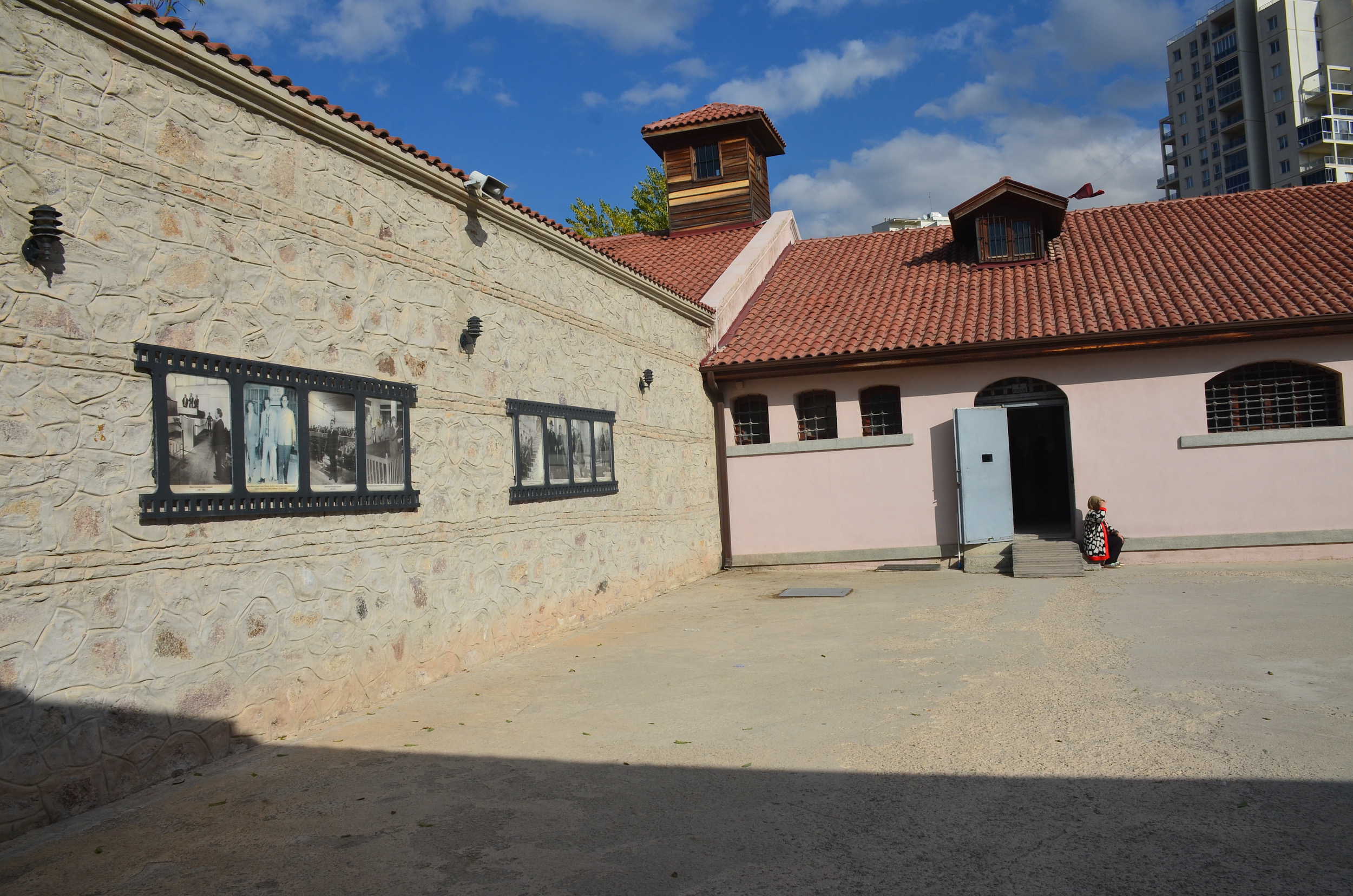 6th Ward courtyard at Ulucanlar Prison in Ankara, Turkey