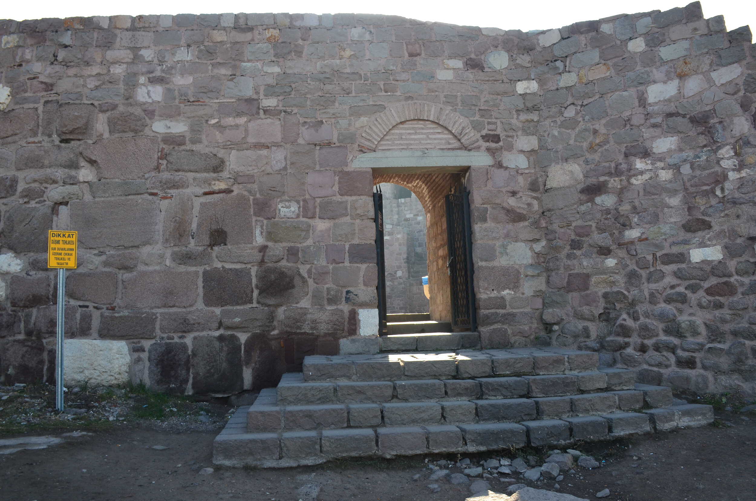 Gate to the courtyard at East Tower