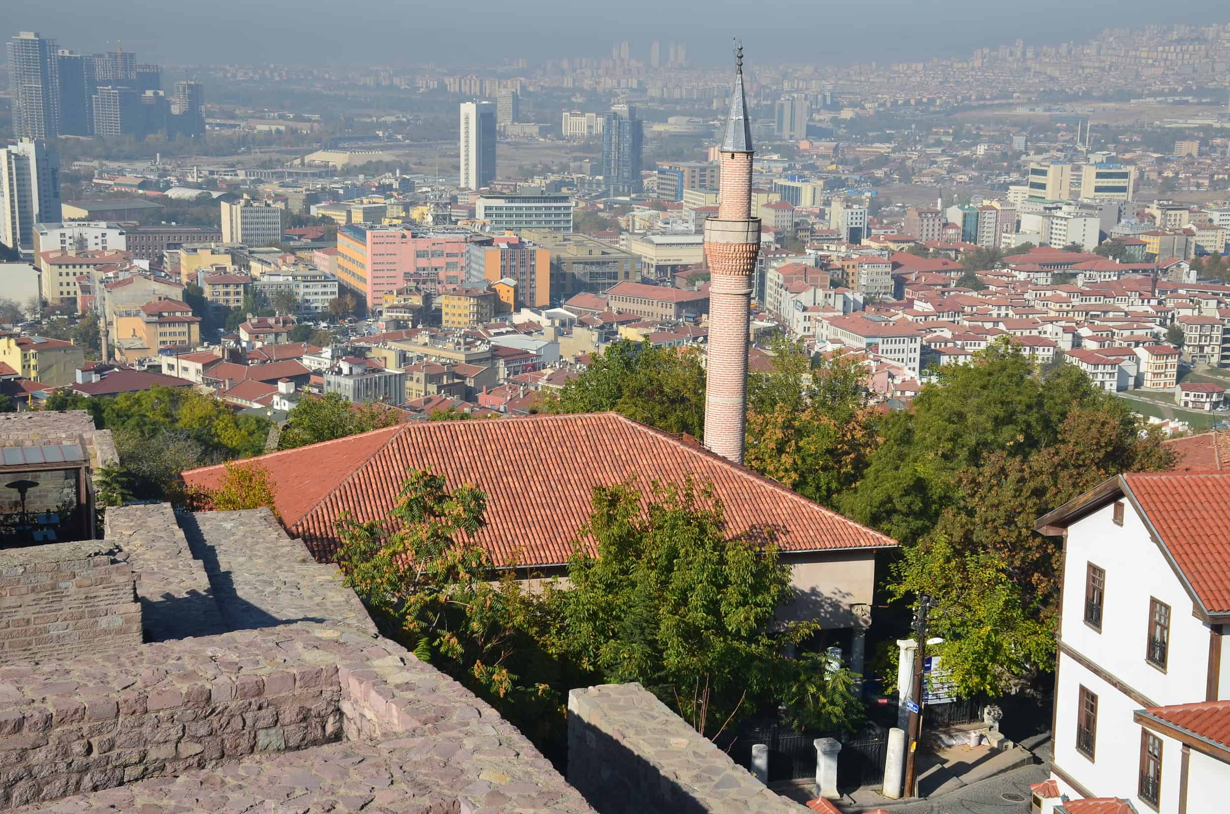 Sultan Alaeddin Mosque at Ankara Castle in Ankara, Turkey