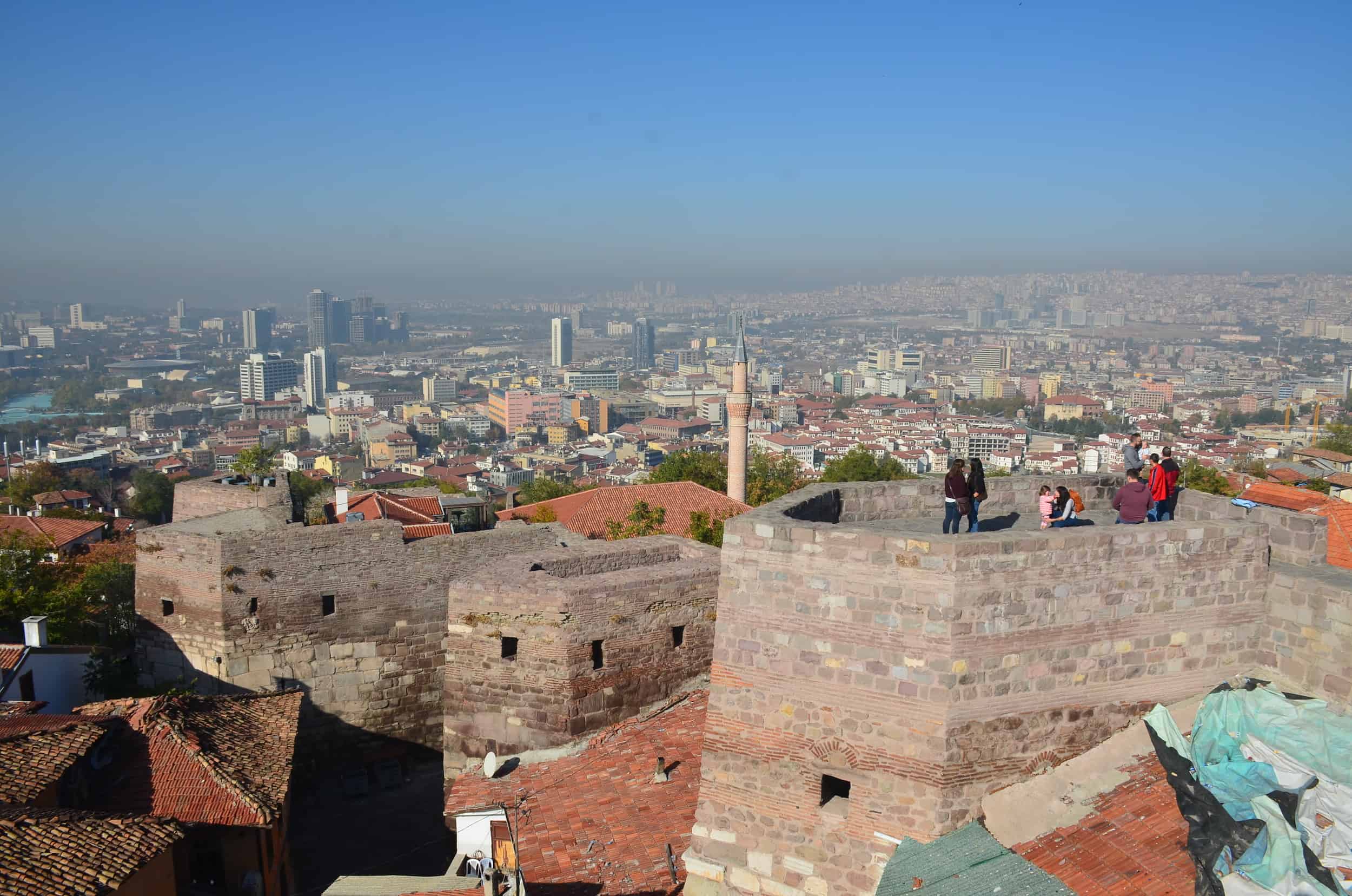 Towers of Ankara Castle