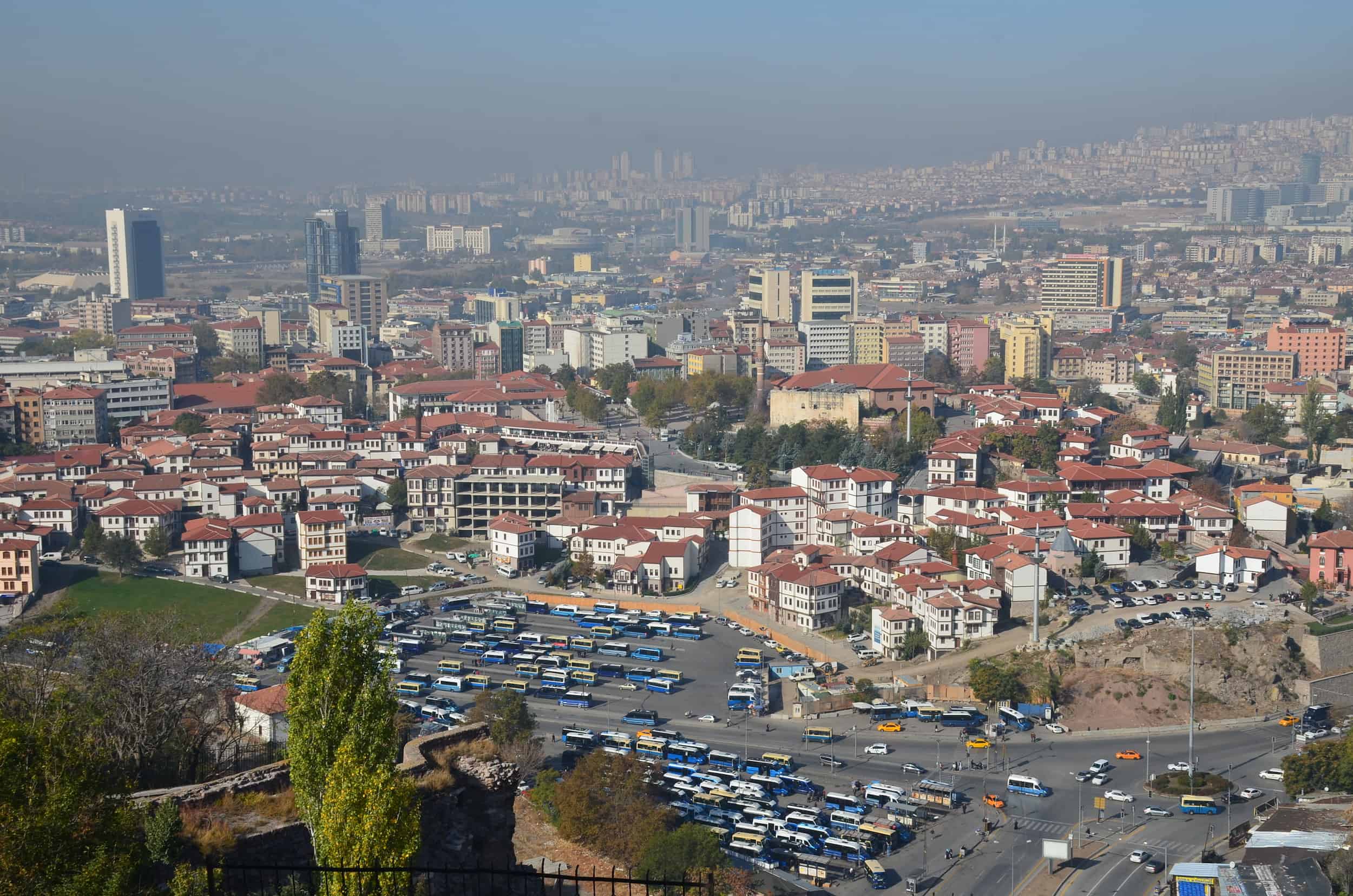 View of Hacıbayram from Ankara Castle, Ankara, Turkey