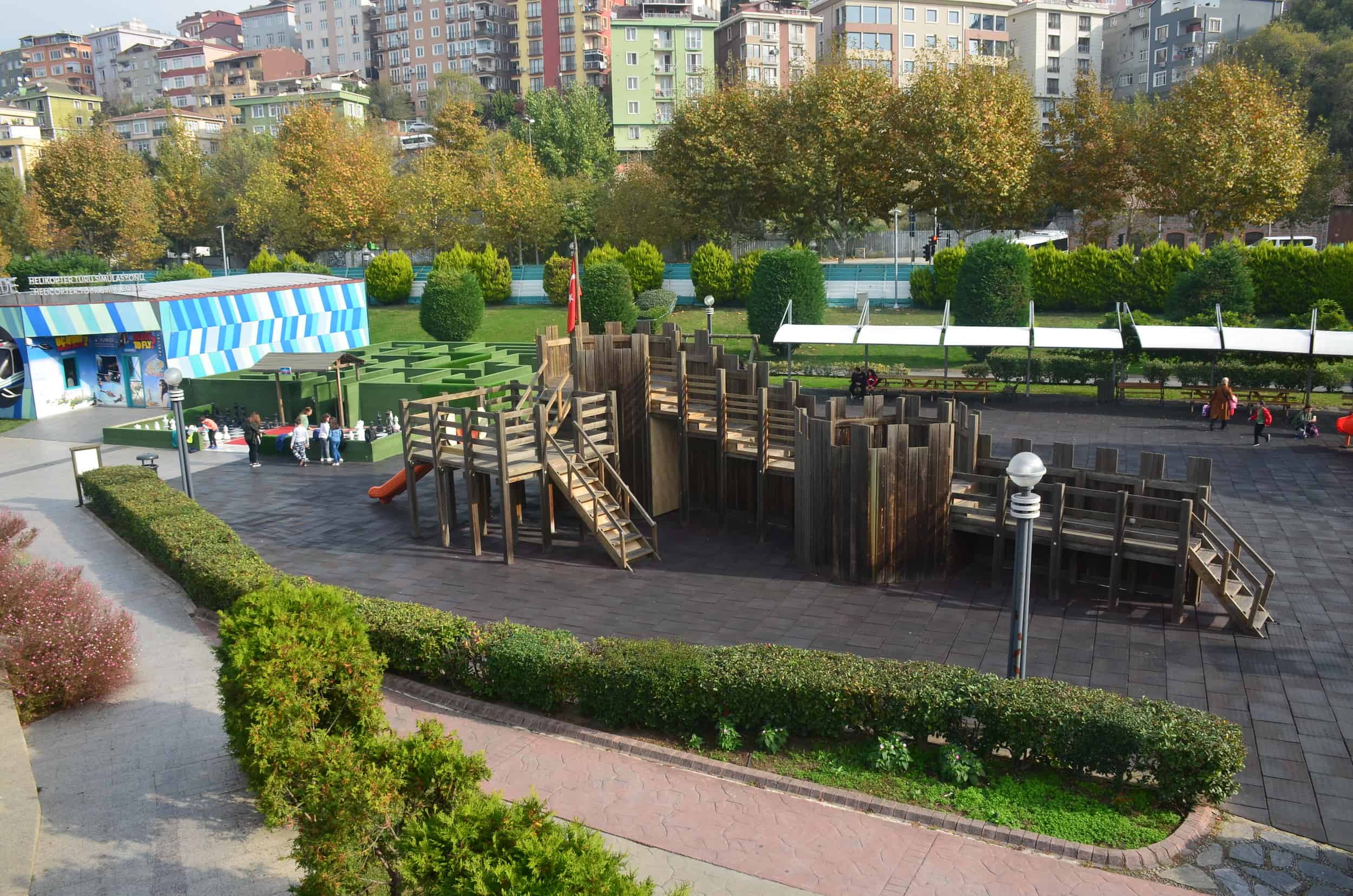 Playground at Miniatürk in Istanbul, Turkey