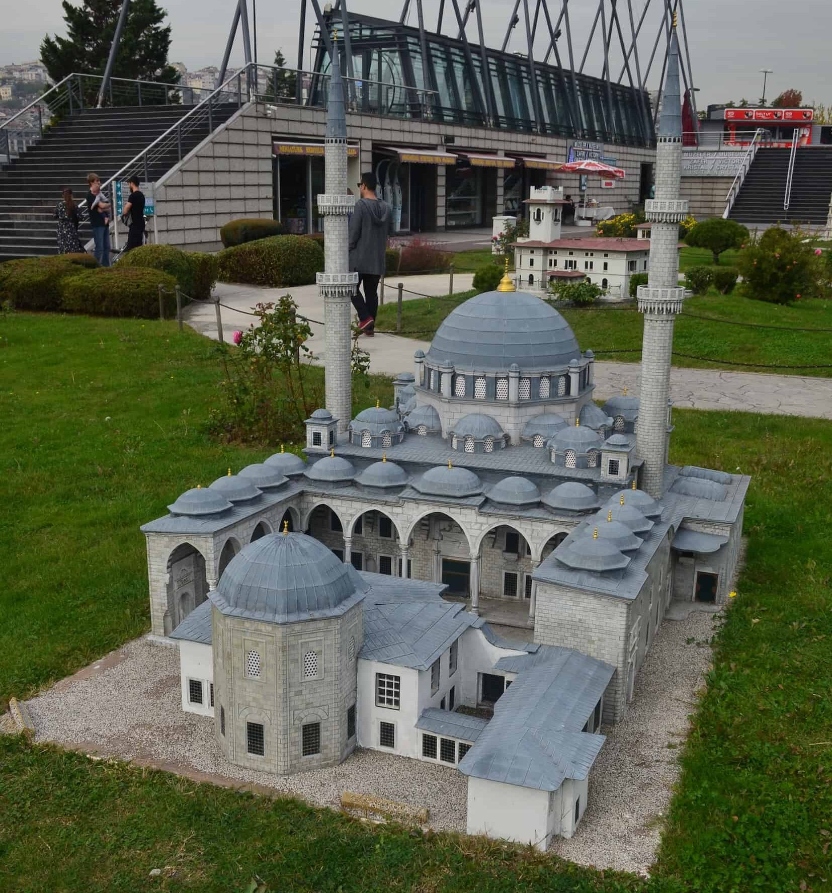 Model of Eyüp Sultan Mosque, Eyüp, 19th century at Miniatürk in Istanbul, Turkey