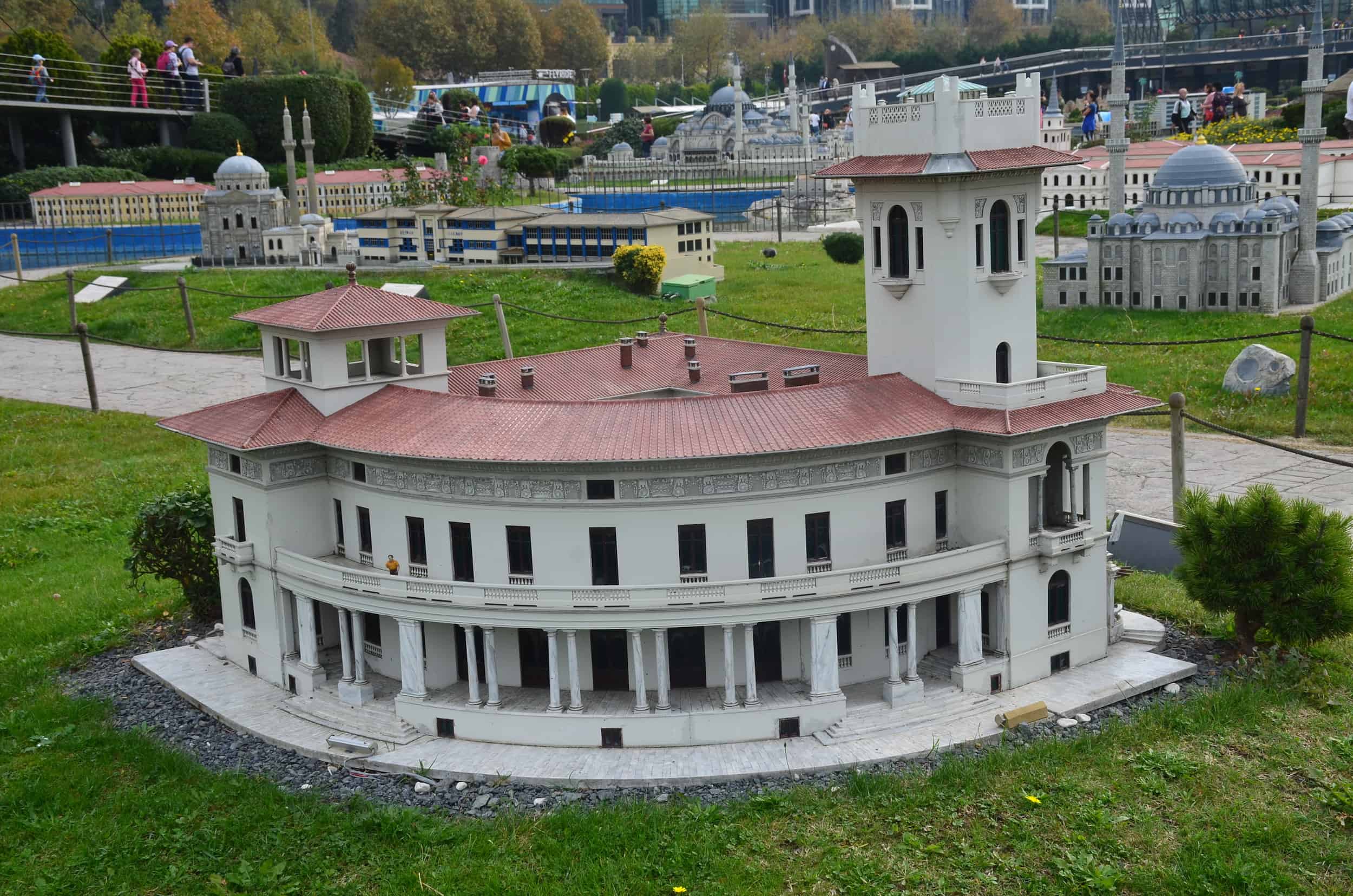 Model of the Khedive Palace, Çubuklu, 20th century at Miniatürk in Istanbul, Turkey