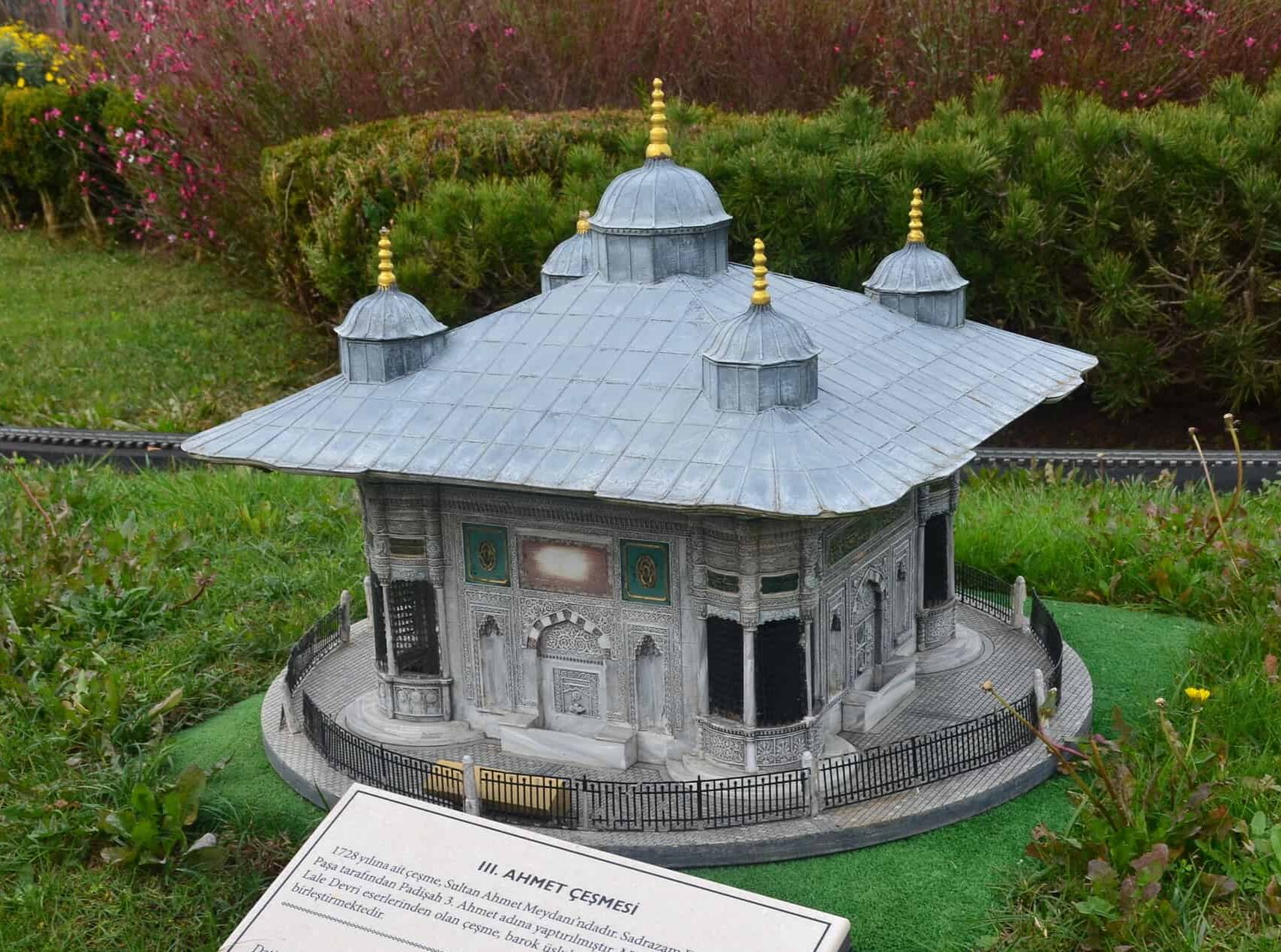 Model of the Fountain of Ahmed III, Sultanahmet, 18th century